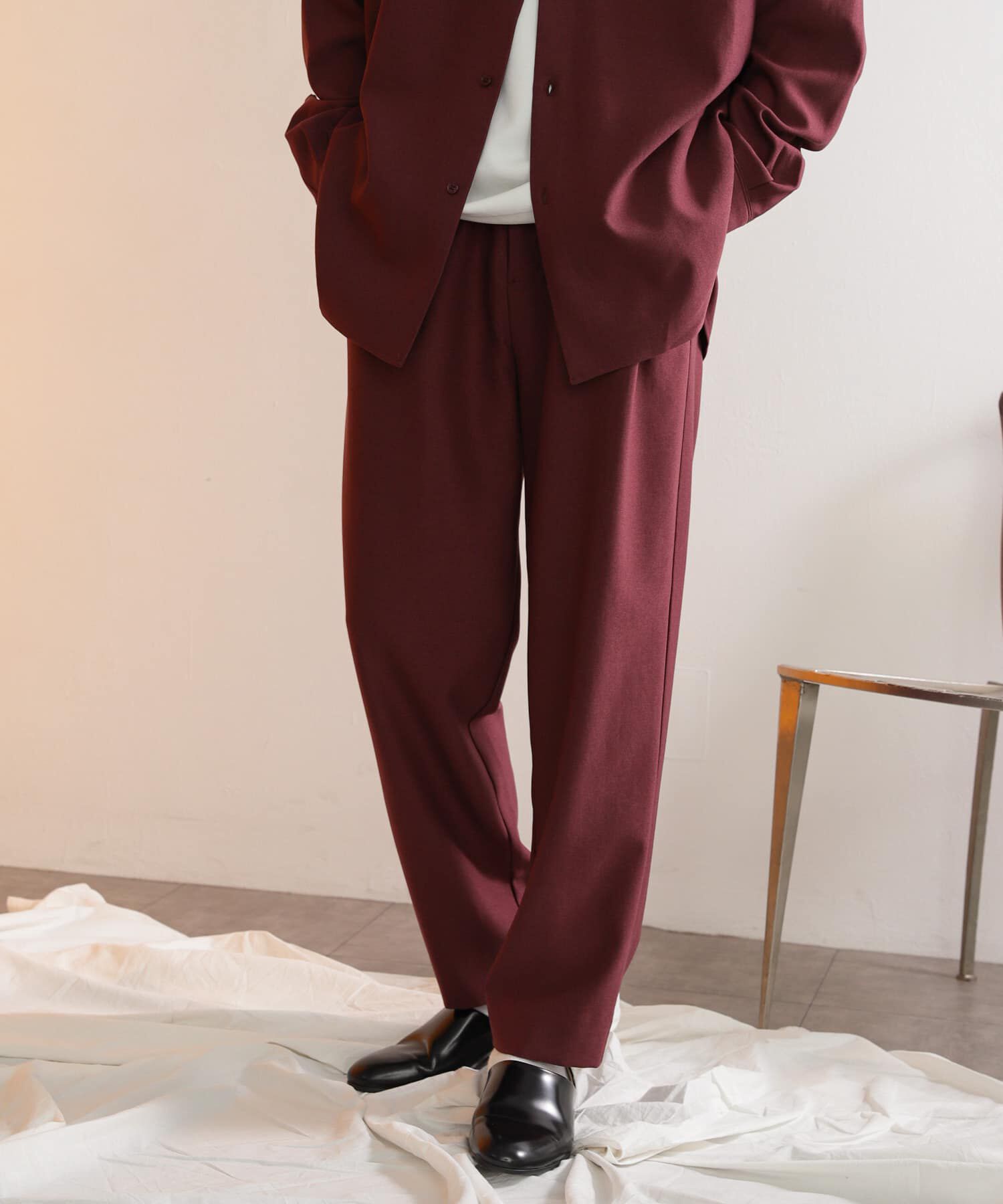 SENSE OF PLACE by URBAN RESEARCH「ウールライクダブルタックテーパードパンツ」|その他|