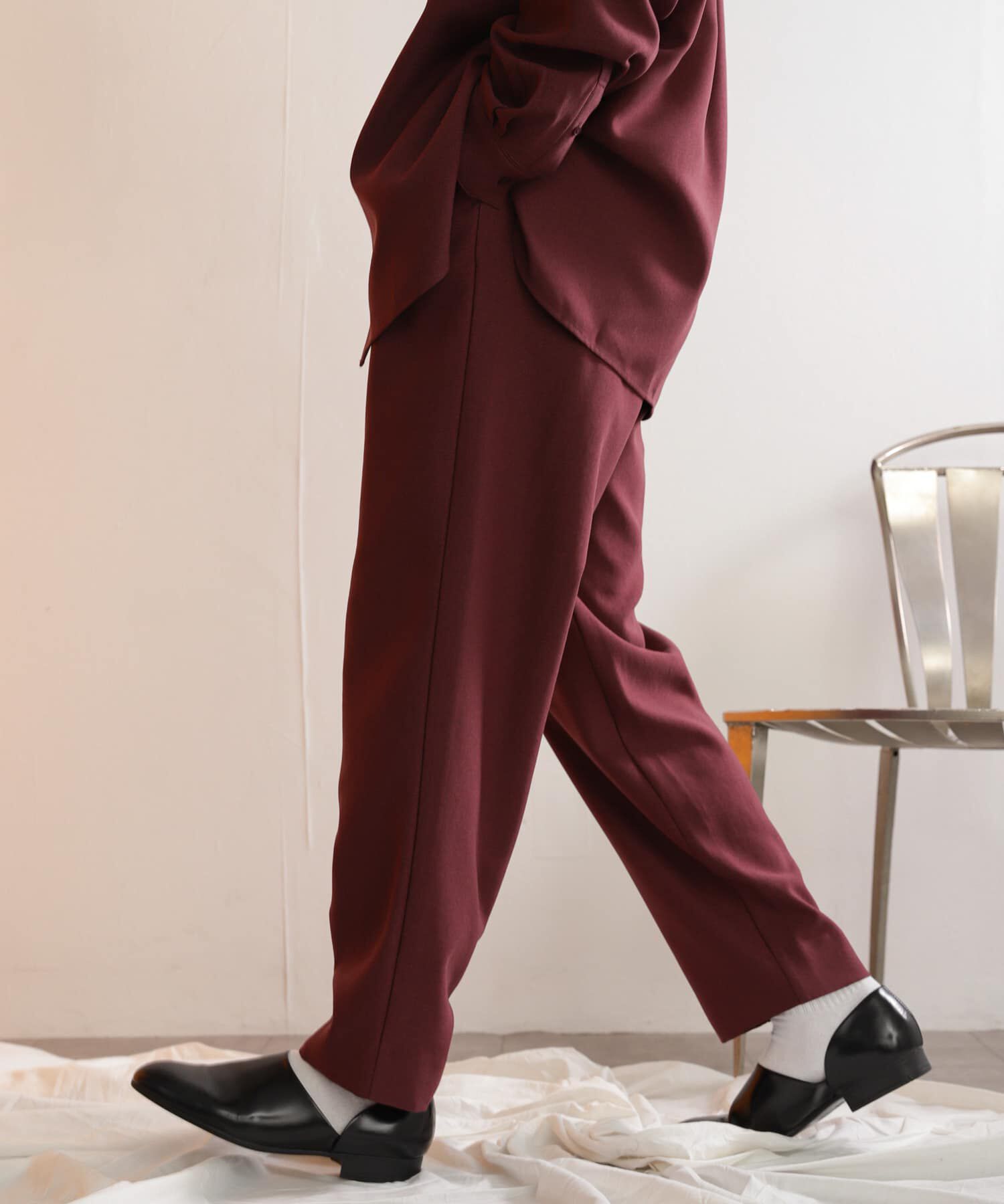 SENSE OF PLACE by URBAN RESEARCH「ウールライクダブルタックテーパードパンツ」|その他|