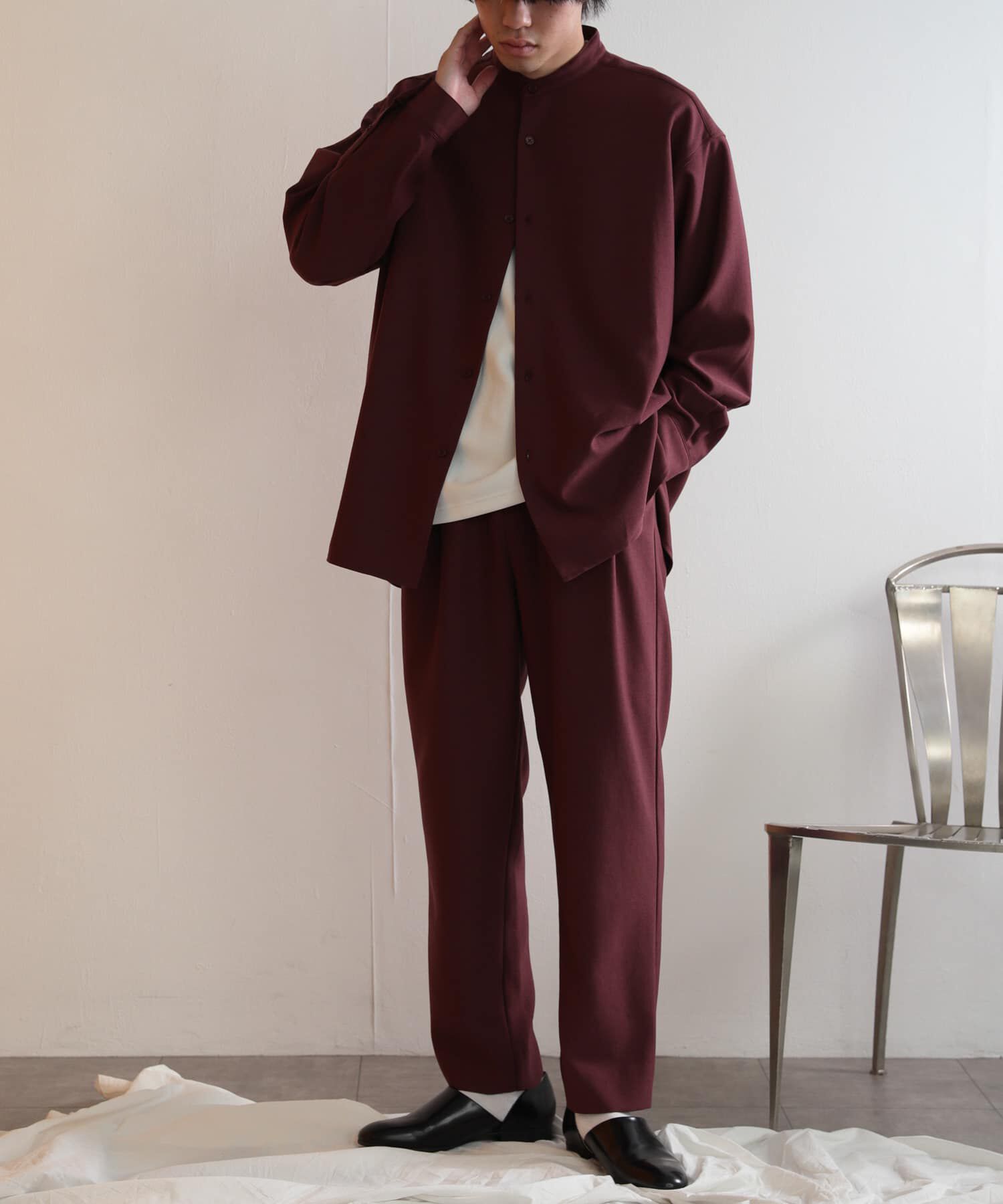 SENSE OF PLACE by URBAN RESEARCH「ウールライクダブルタックテーパードパンツ」|その他|