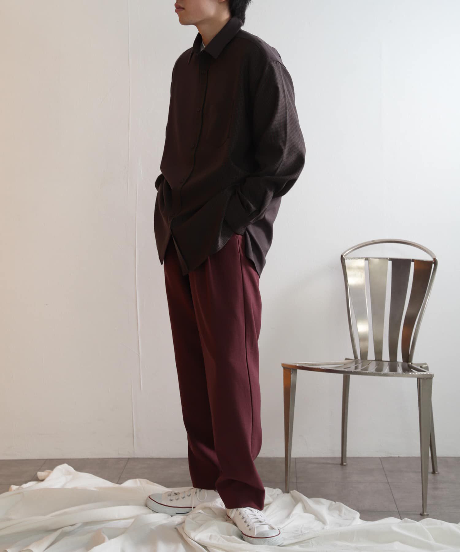 SENSE OF PLACE by URBAN RESEARCH「ウールライクダブルタックテーパードパンツ」|その他|