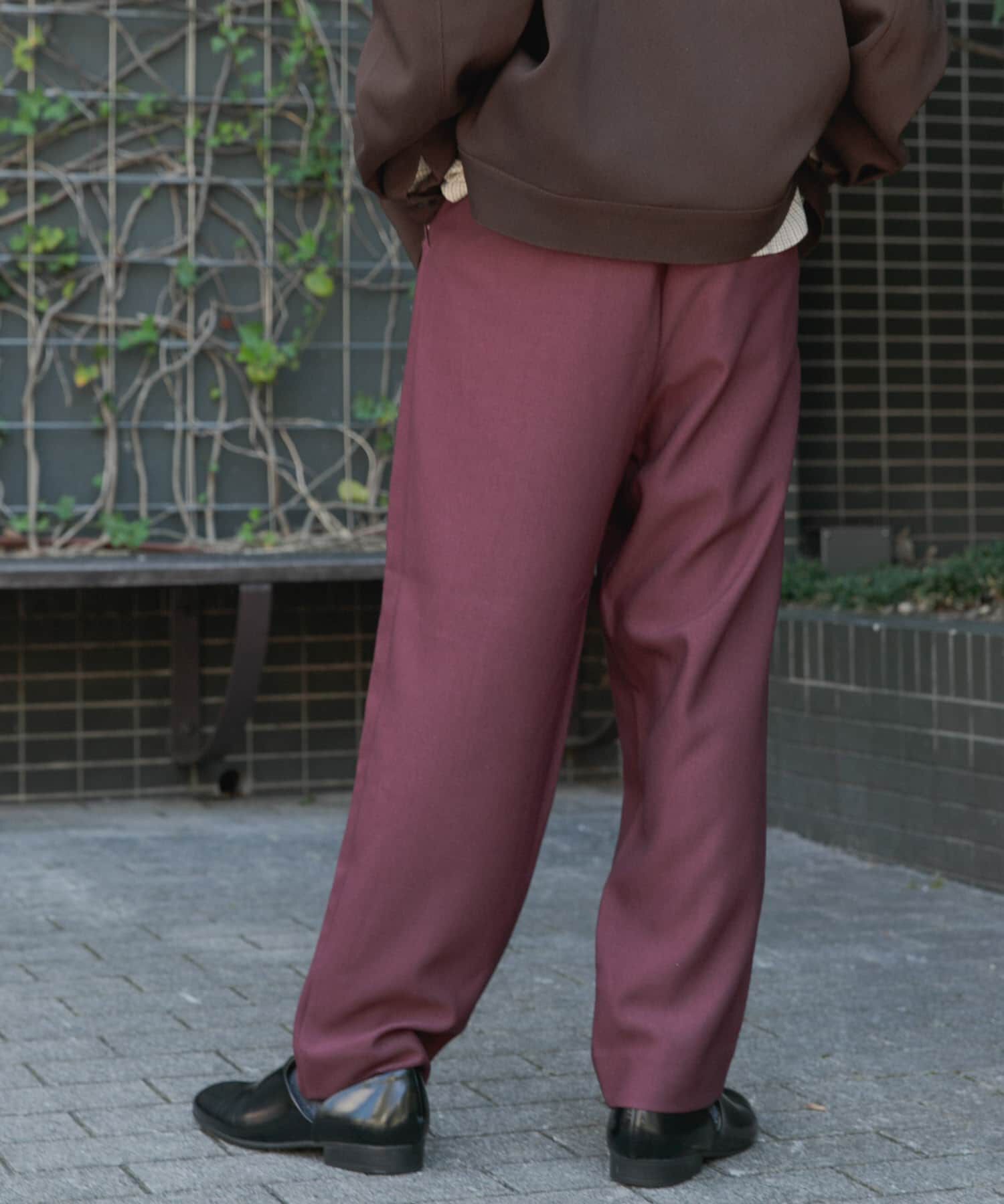 SENSE OF PLACE by URBAN RESEARCH「ウールライクダブルタックテーパードパンツ」|その他|