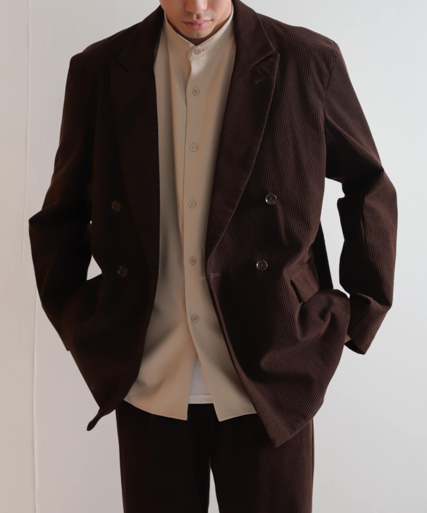 SENSE OF PLACE by URBAN RESEARCH「『セットアップ対応』 コーデュロイダブルルーズジャケット」|その他|