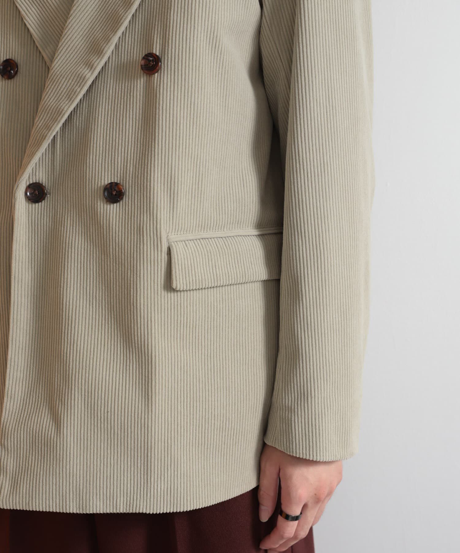 SENSE OF PLACE by URBAN RESEARCH「『セットアップ対応』 コーデュロイダブルルーズジャケット」|その他|