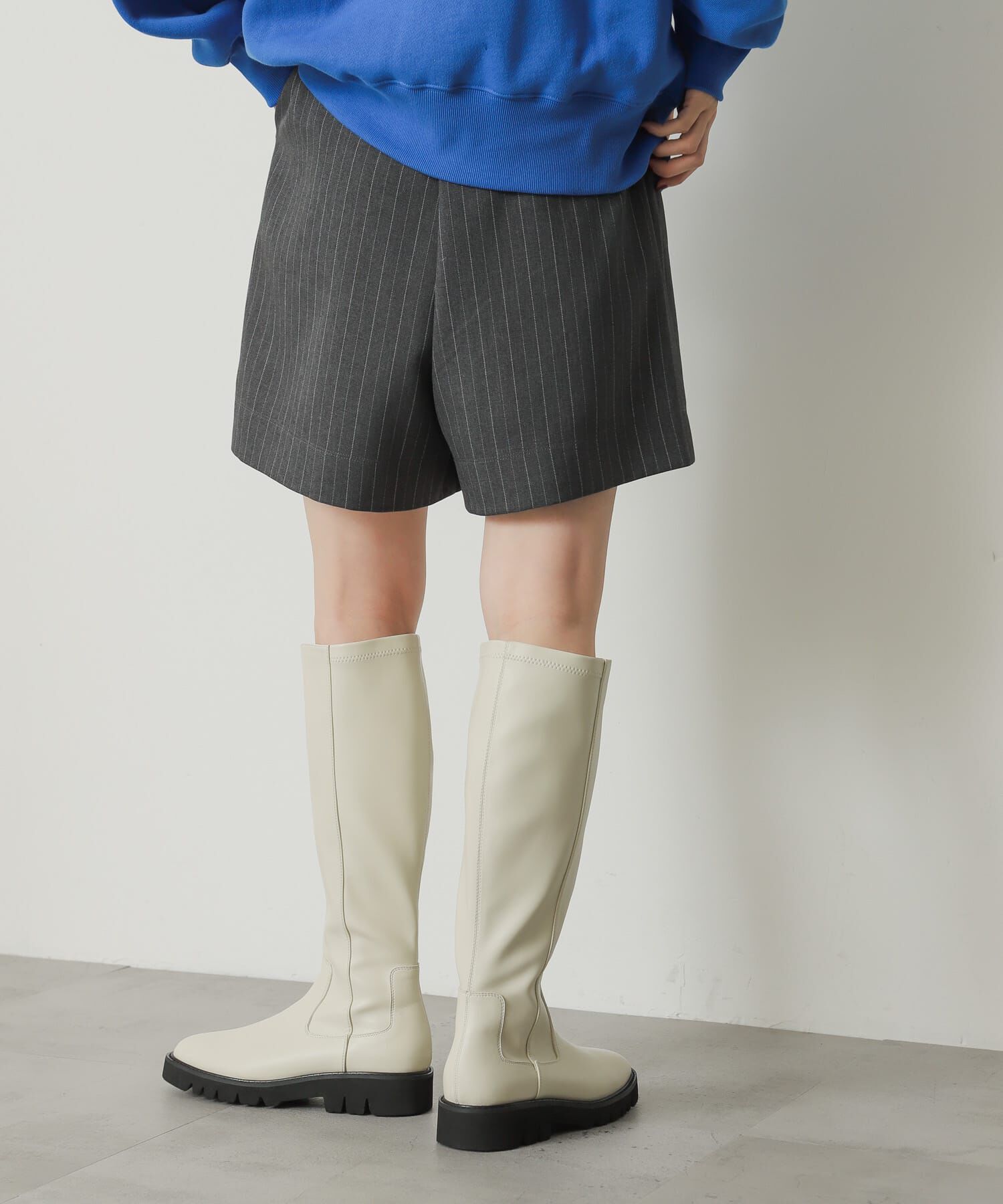 SENSE OF PLACE by URBAN RESEARCH「トラックソールロングブーツ」|ショートブーツ|