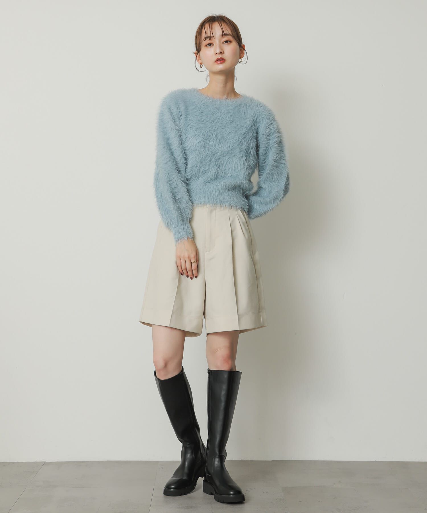 SENSE OF PLACE by URBAN RESEARCH「トラックソールロングブーツ」|ショートブーツ|