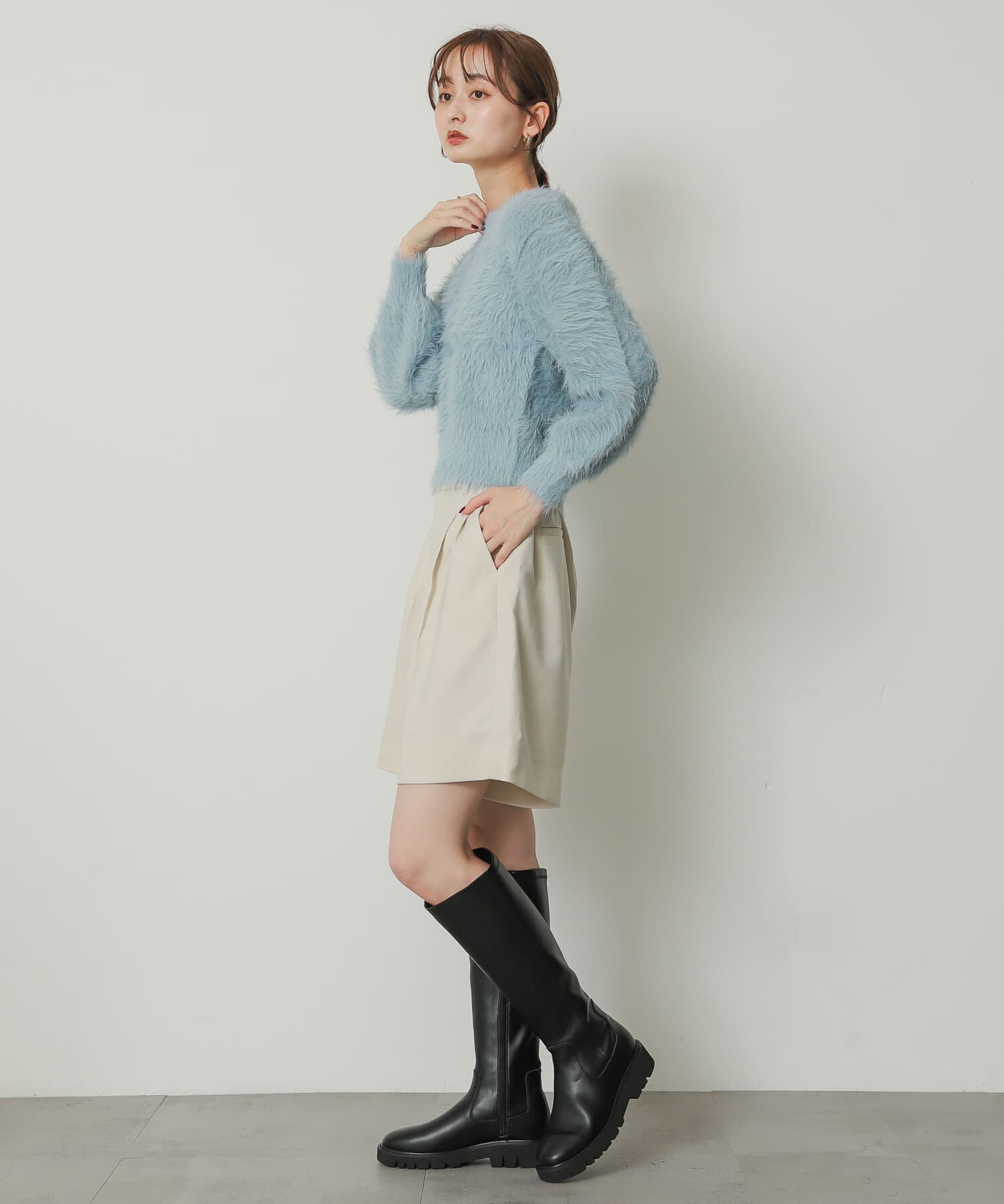 SENSE OF PLACE by URBAN RESEARCH「トラックソールロングブーツ」|ショートブーツ|