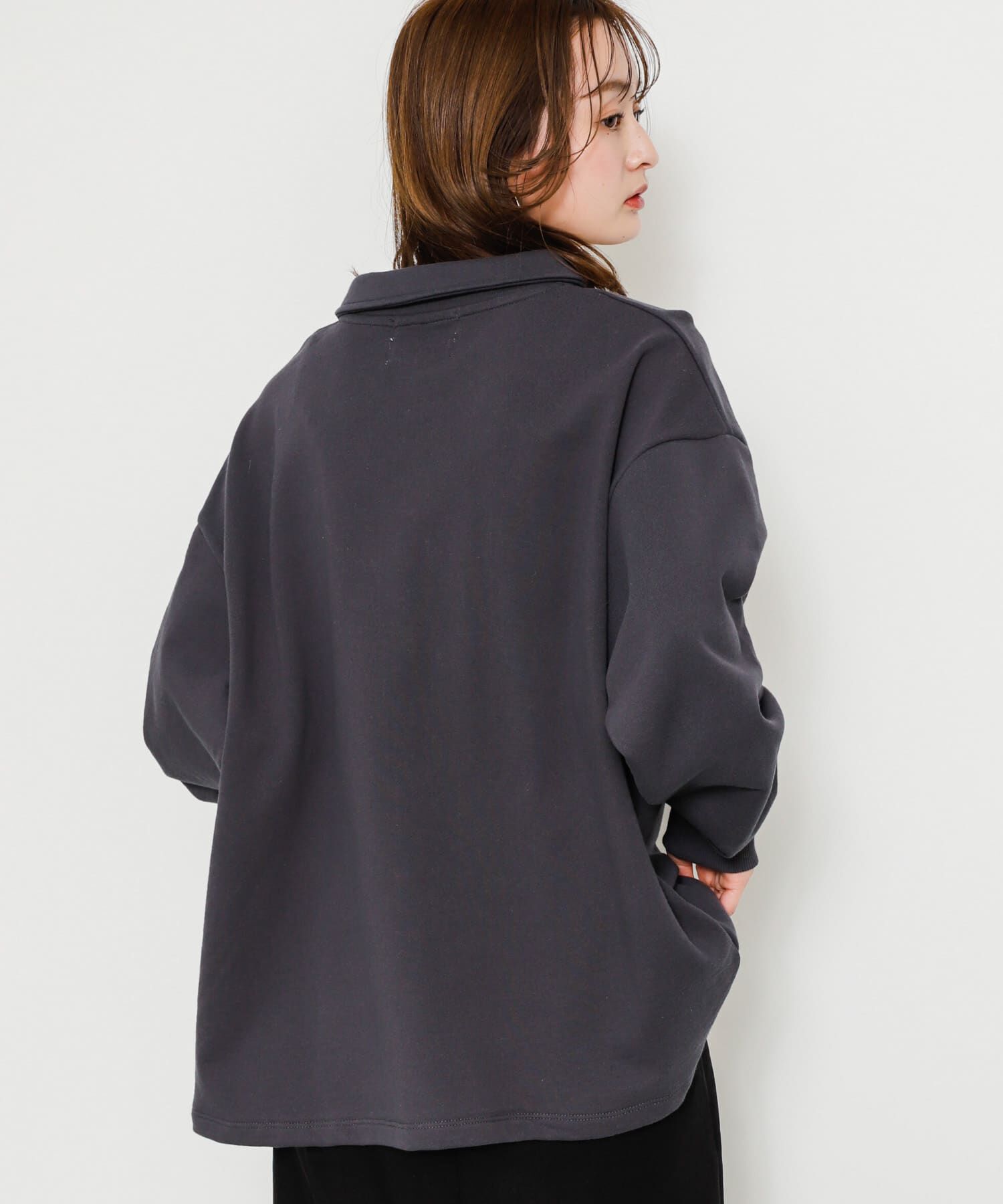 SENSE OF PLACE by URBAN RESEARCH「『別注』『ユニセックス』TeddyBear&times;SOP　テディベアハーフZIPスウェット」|スウェット・ジャージ|