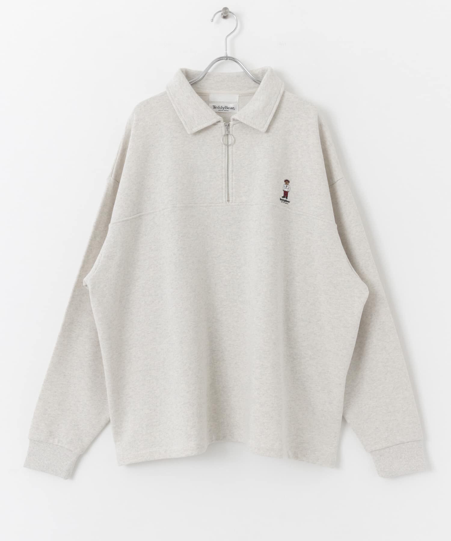 SENSE OF PLACE by URBAN RESEARCH「『別注』『ユニセックス』TeddyBear&times;SOP　テディベアハーフZIPスウェット」|スウェット・ジャージ|