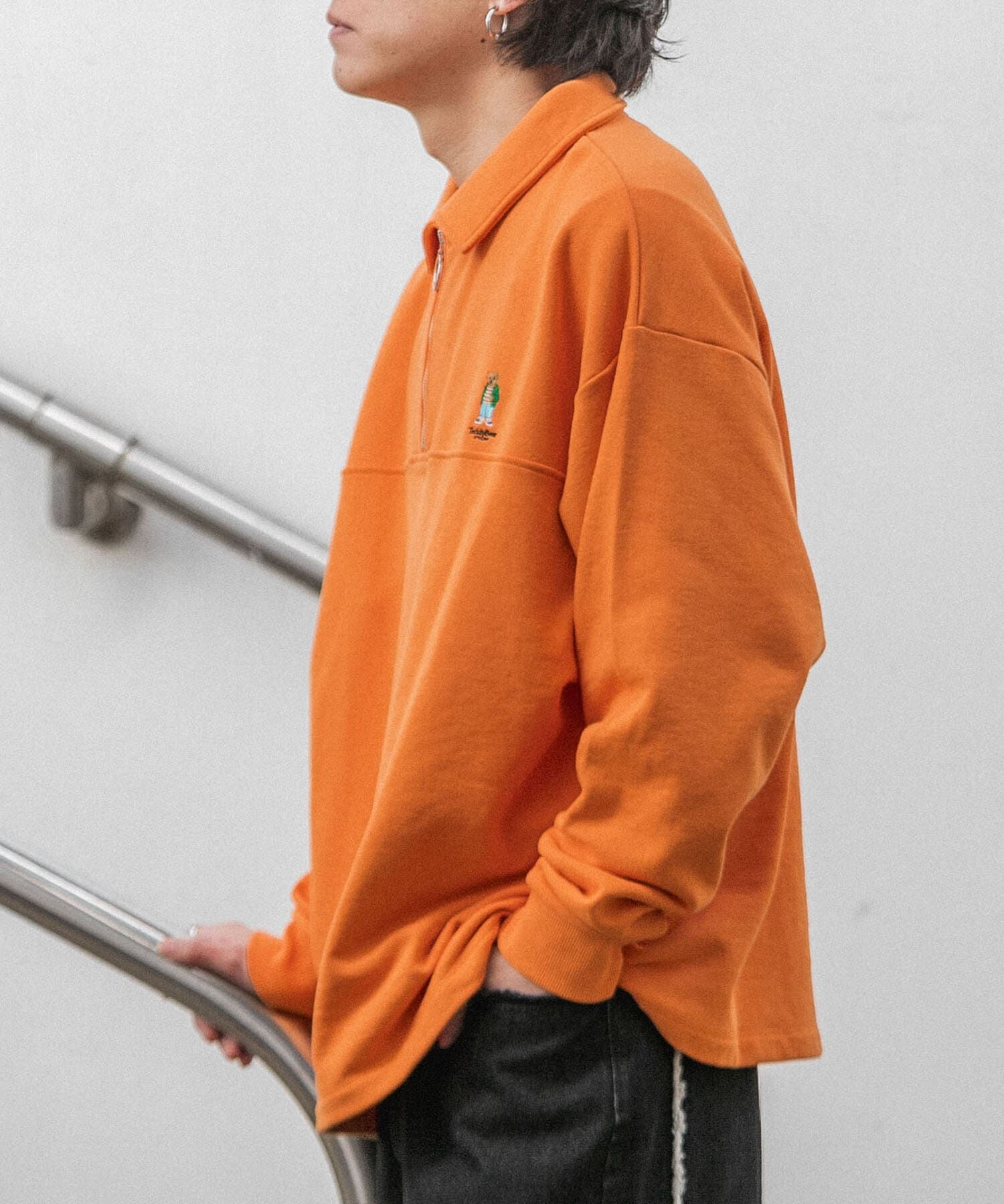 SENSE OF PLACE by URBAN RESEARCH「『別注』『ユニセックス』TeddyBear&times;SOP　テディベアハーフZIPスウェット」|スウェット・ジャージ|