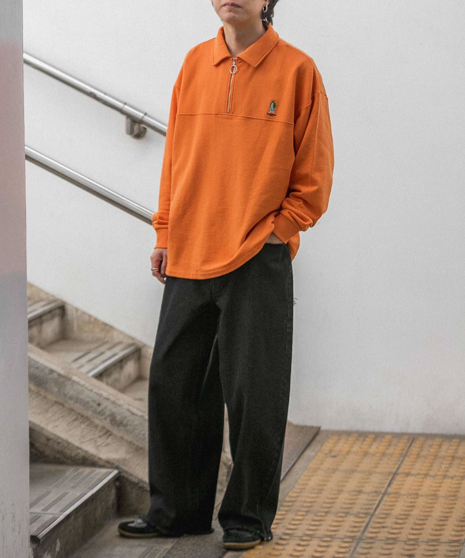 SENSE OF PLACE by URBAN RESEARCH「『別注』『ユニセックス』TeddyBear&times;SOP　テディベアハーフZIPスウェット」|スウェット・ジャージ|