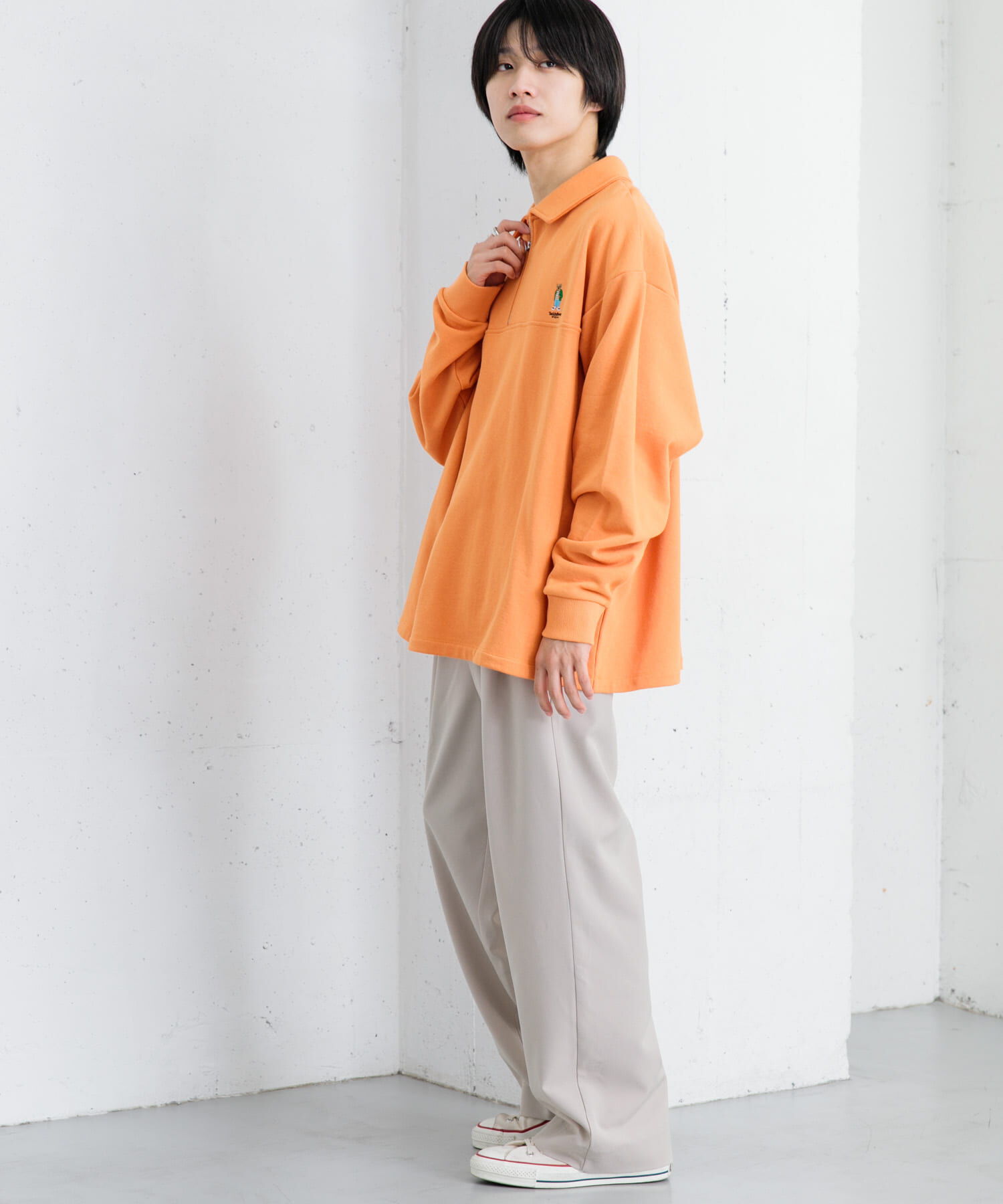 SENSE OF PLACE by URBAN RESEARCH「『別注』『ユニセックス』TeddyBear&times;SOP　テディベアハーフZIPスウェット」|スウェット・ジャージ|