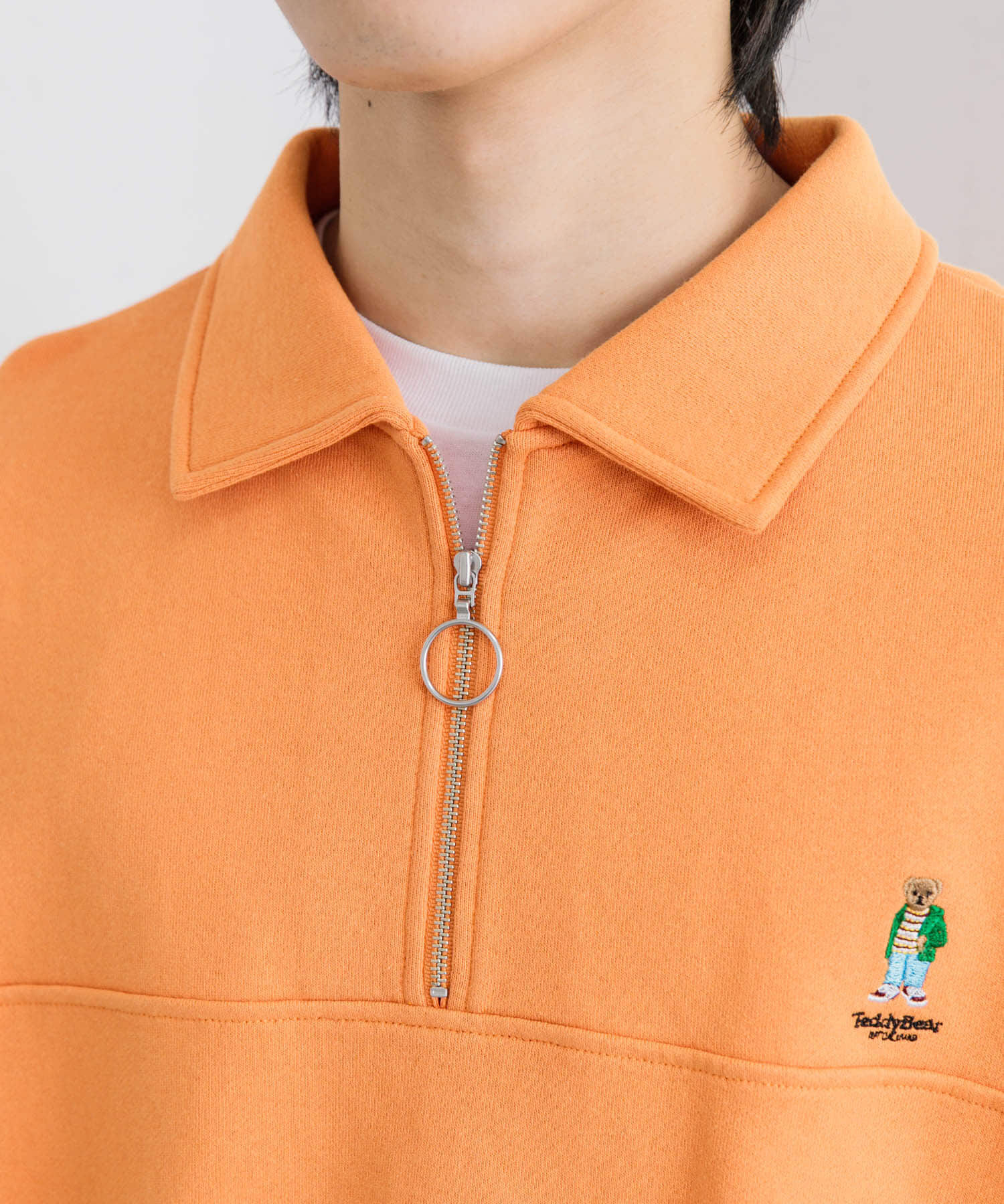 SENSE OF PLACE by URBAN RESEARCH「『別注』『ユニセックス』TeddyBear&times;SOP　テディベアハーフZIPスウェット」|スウェット・ジャージ|