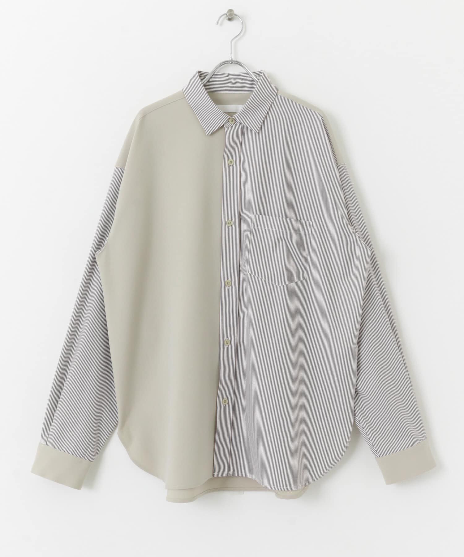 SENSE OF PLACE by URBAN RESEARCH「ストライプブロックドシャツ」|シャツ・ブラウス|