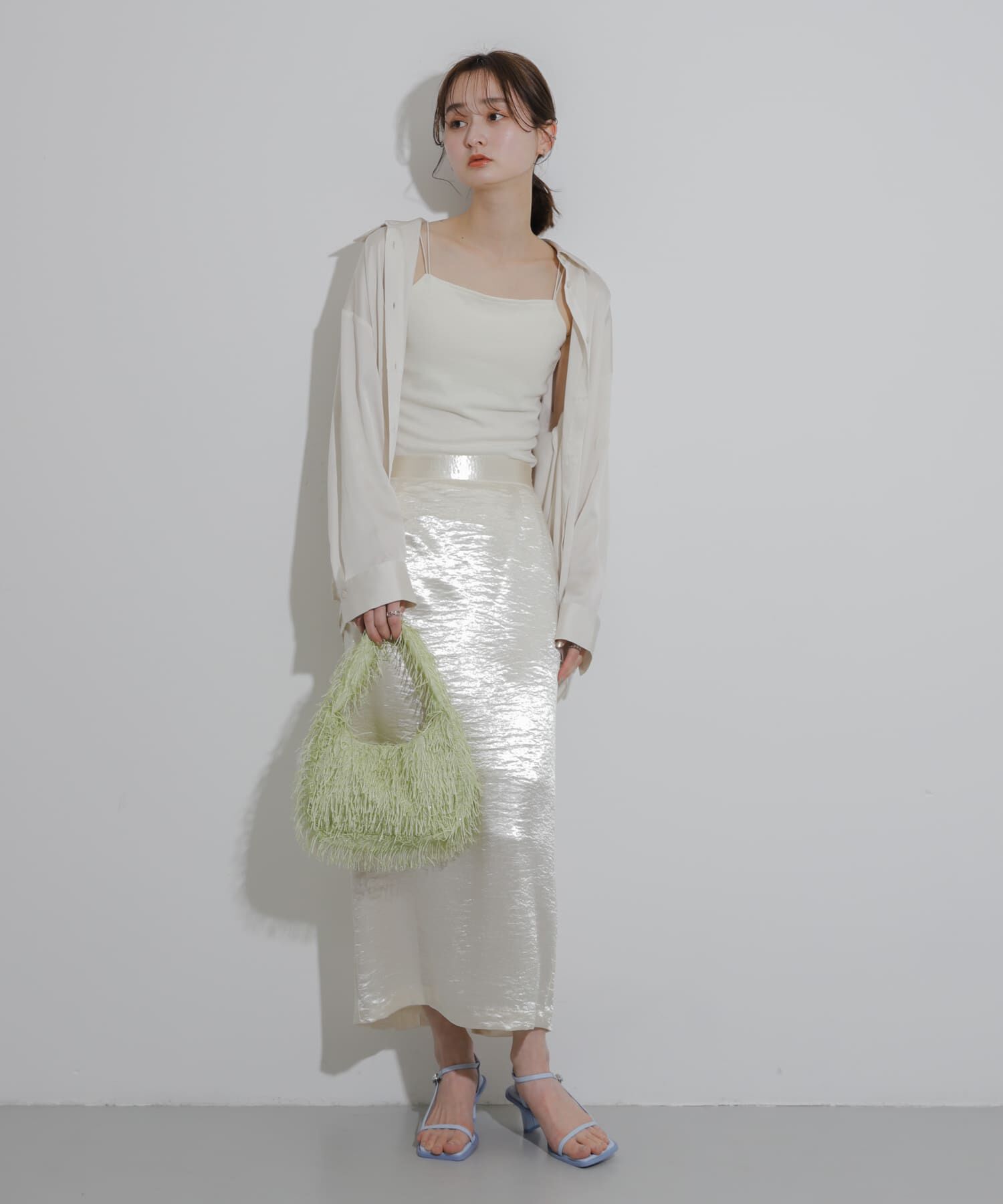 SENSE OF PLACE by URBAN RESEARCH「サテンルーズシャツ」|シャツ・ブラウス|