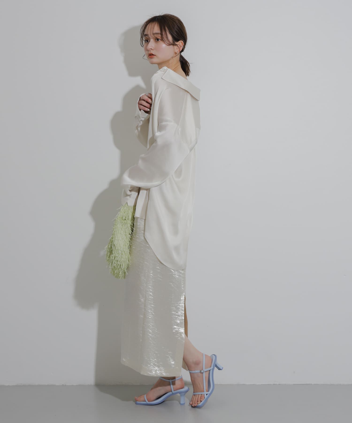 SENSE OF PLACE by URBAN RESEARCH「サテンルーズシャツ」|シャツ・ブラウス|