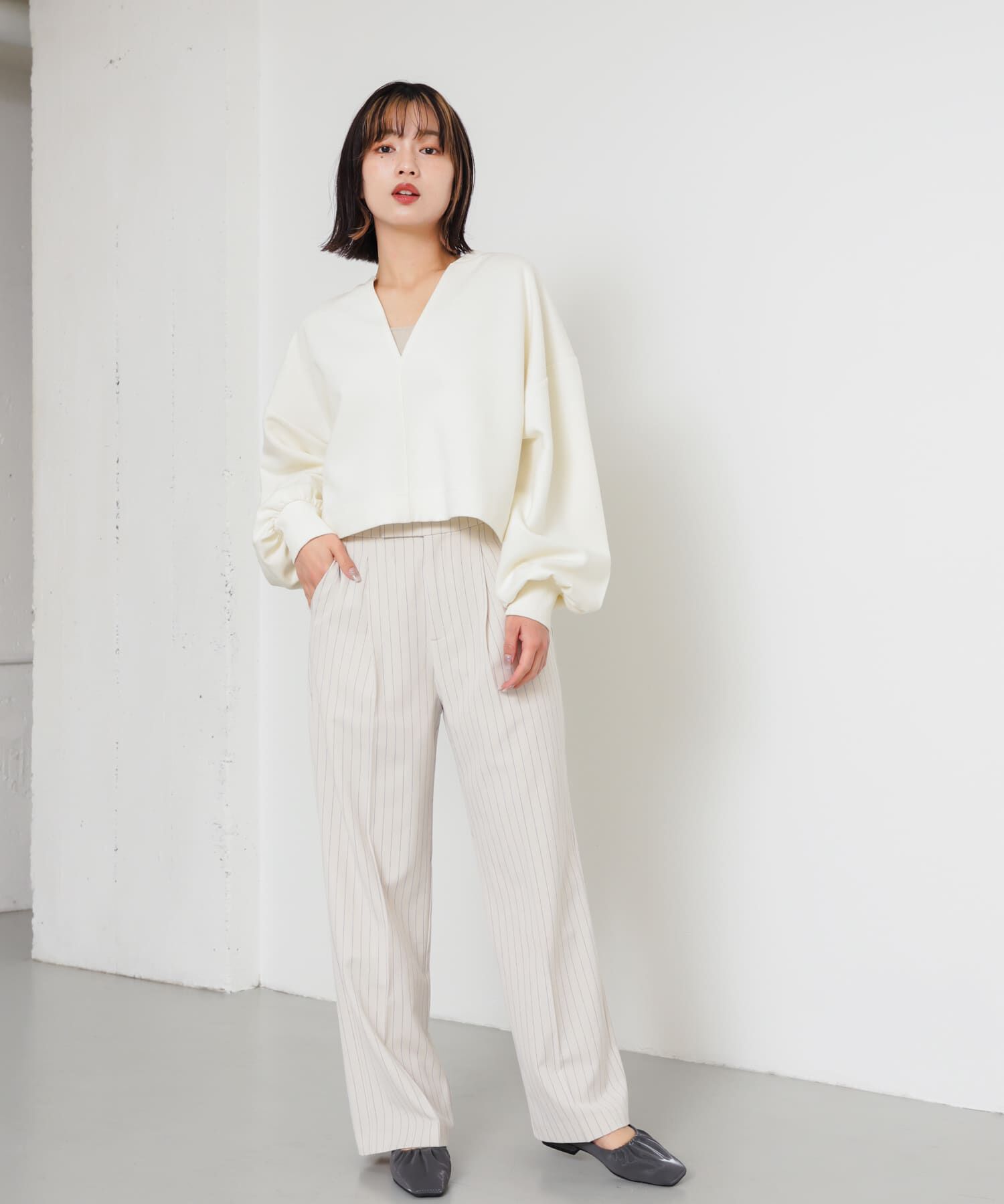 SENSE OF PLACE by URBAN RESEARCH「センタープレスストレートパンツ」|その他|