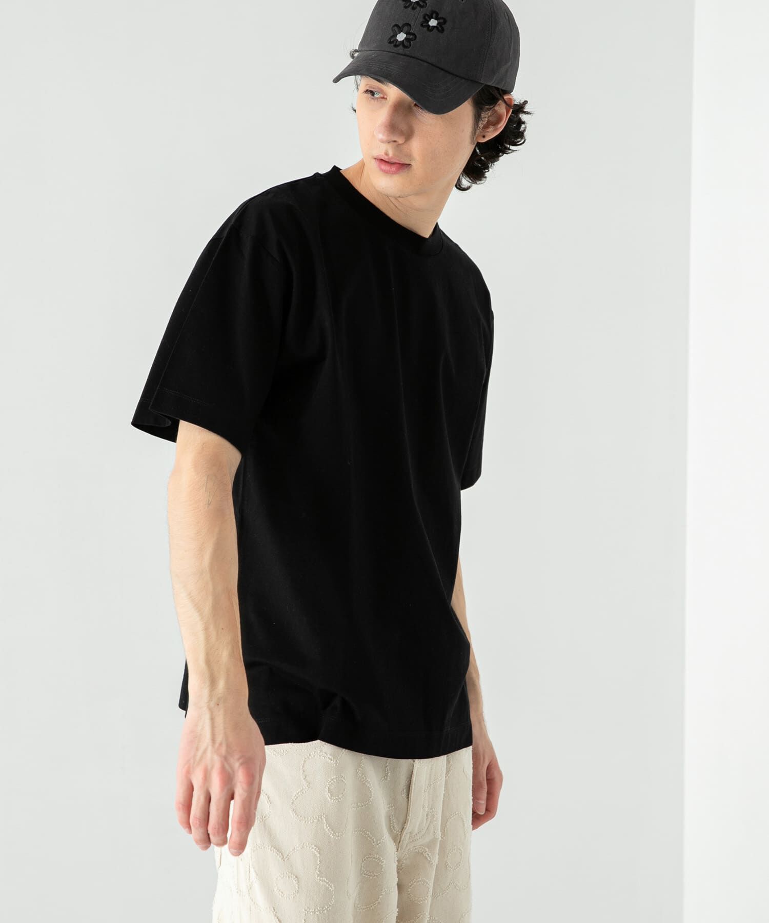 SENSE OF PLACE by URBAN RESEARCH「シルケットTシャツ(5分袖)」|Tシャツ・カットソー|