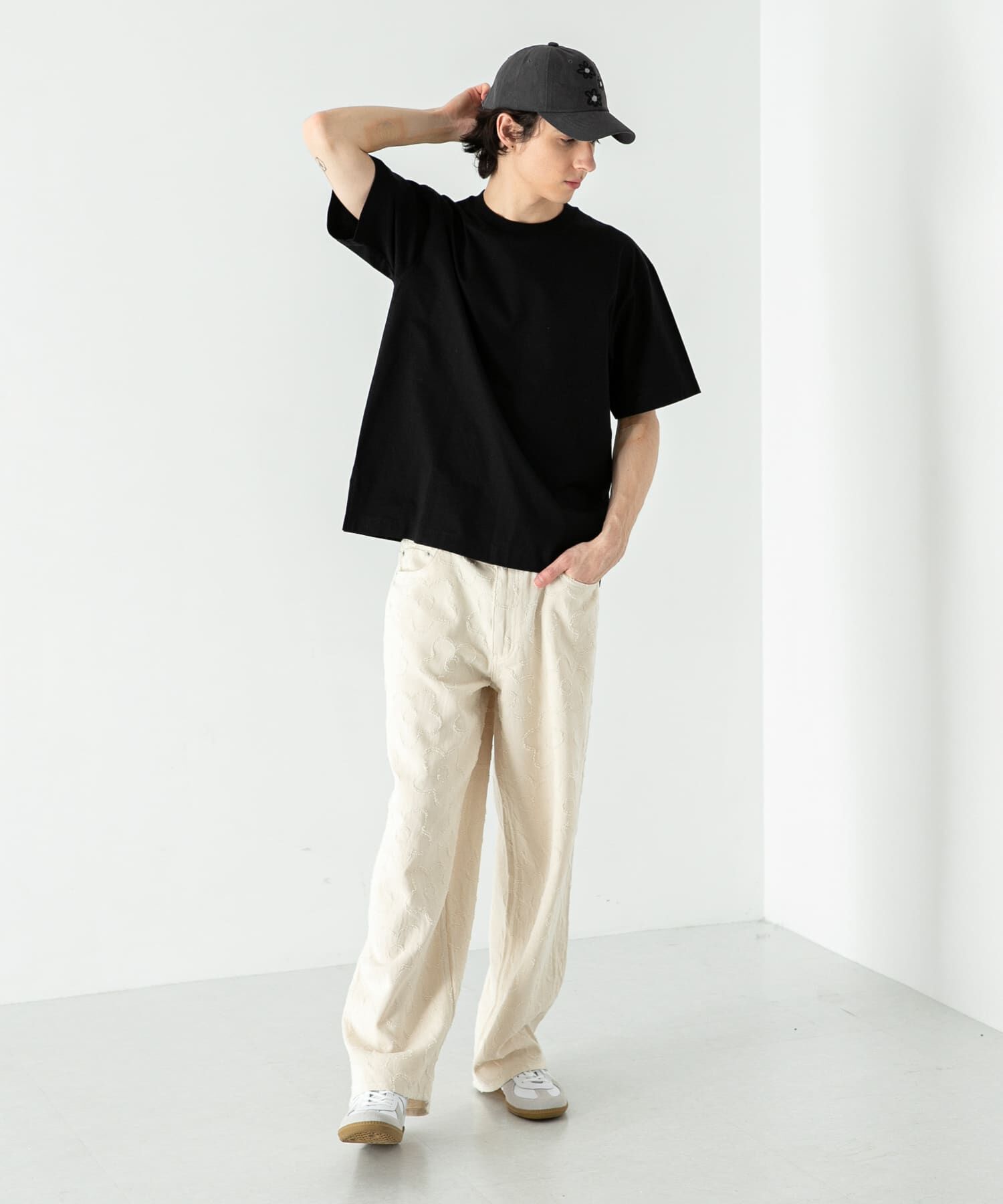 SENSE OF PLACE by URBAN RESEARCH「シルケットTシャツ(5分袖)」|Tシャツ・カットソー|