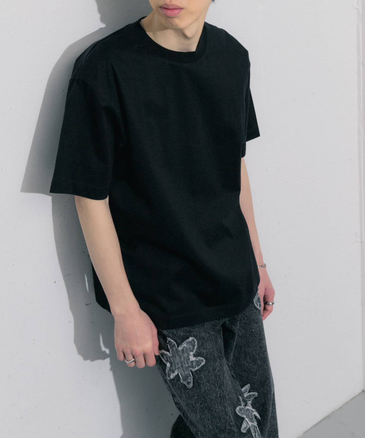 SENSE OF PLACE by URBAN RESEARCH「シルケットTシャツ(5分袖)」|Tシャツ・カットソー|