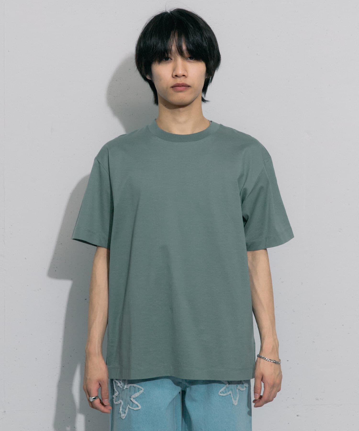 SENSE OF PLACE by URBAN RESEARCH「シルケットTシャツ(5分袖)」|Tシャツ・カットソー|