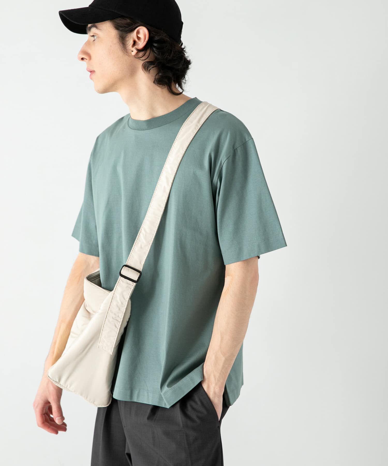 SENSE OF PLACE by URBAN RESEARCH「シルケットTシャツ(5分袖)」|Tシャツ・カットソー|