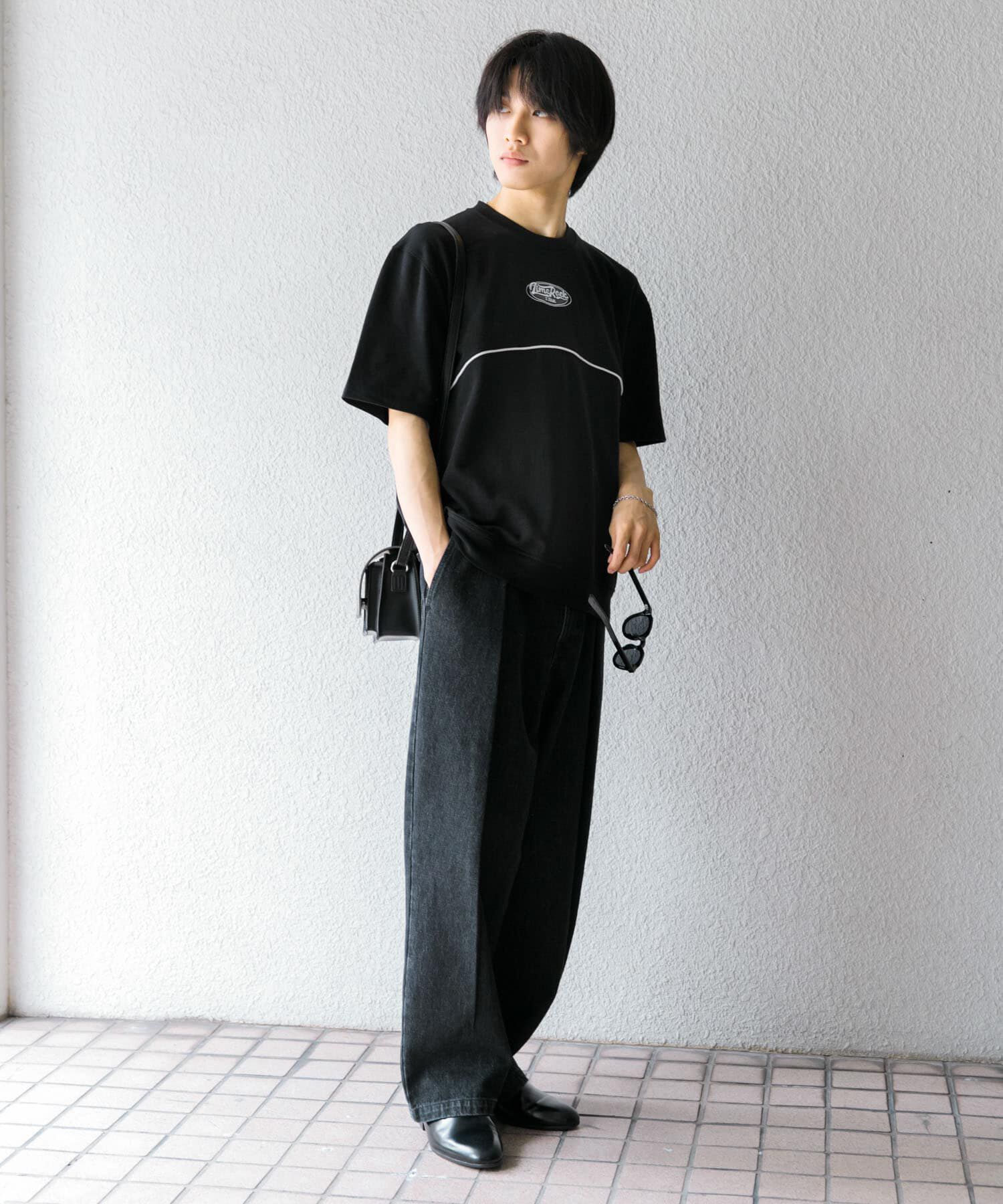 SENSE OF PLACE by URBAN RESEARCH「ブロックドデザインTシャツ(5分袖)」|Tシャツ・カットソー|