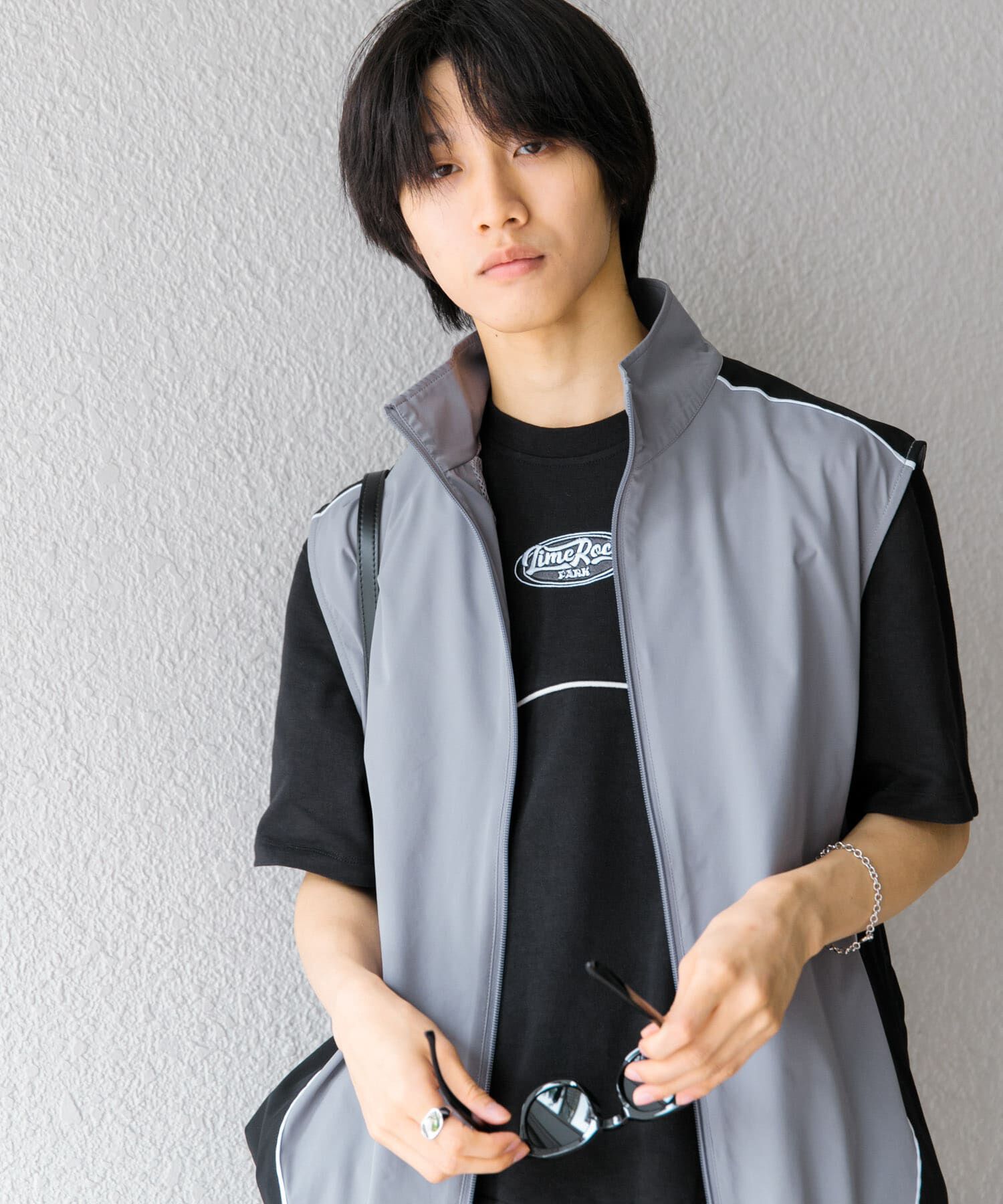 SENSE OF PLACE by URBAN RESEARCH「ブロックドデザインTシャツ(5分袖)」|Tシャツ・カットソー|