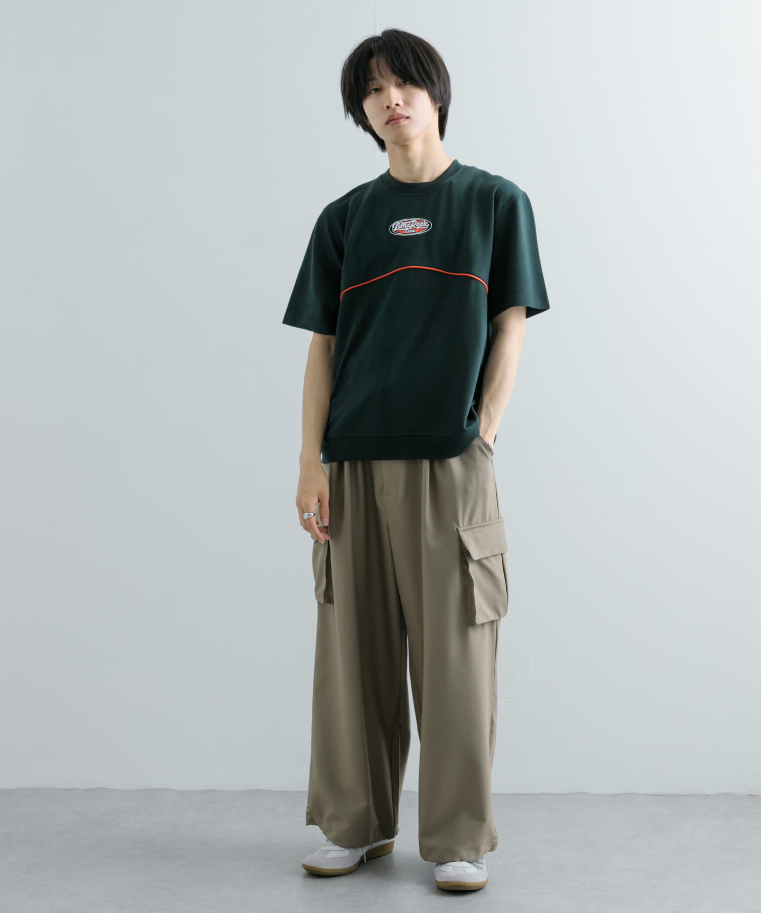 SENSE OF PLACE by URBAN RESEARCH「ブロックドデザインTシャツ(5分袖)」|Tシャツ・カットソー|