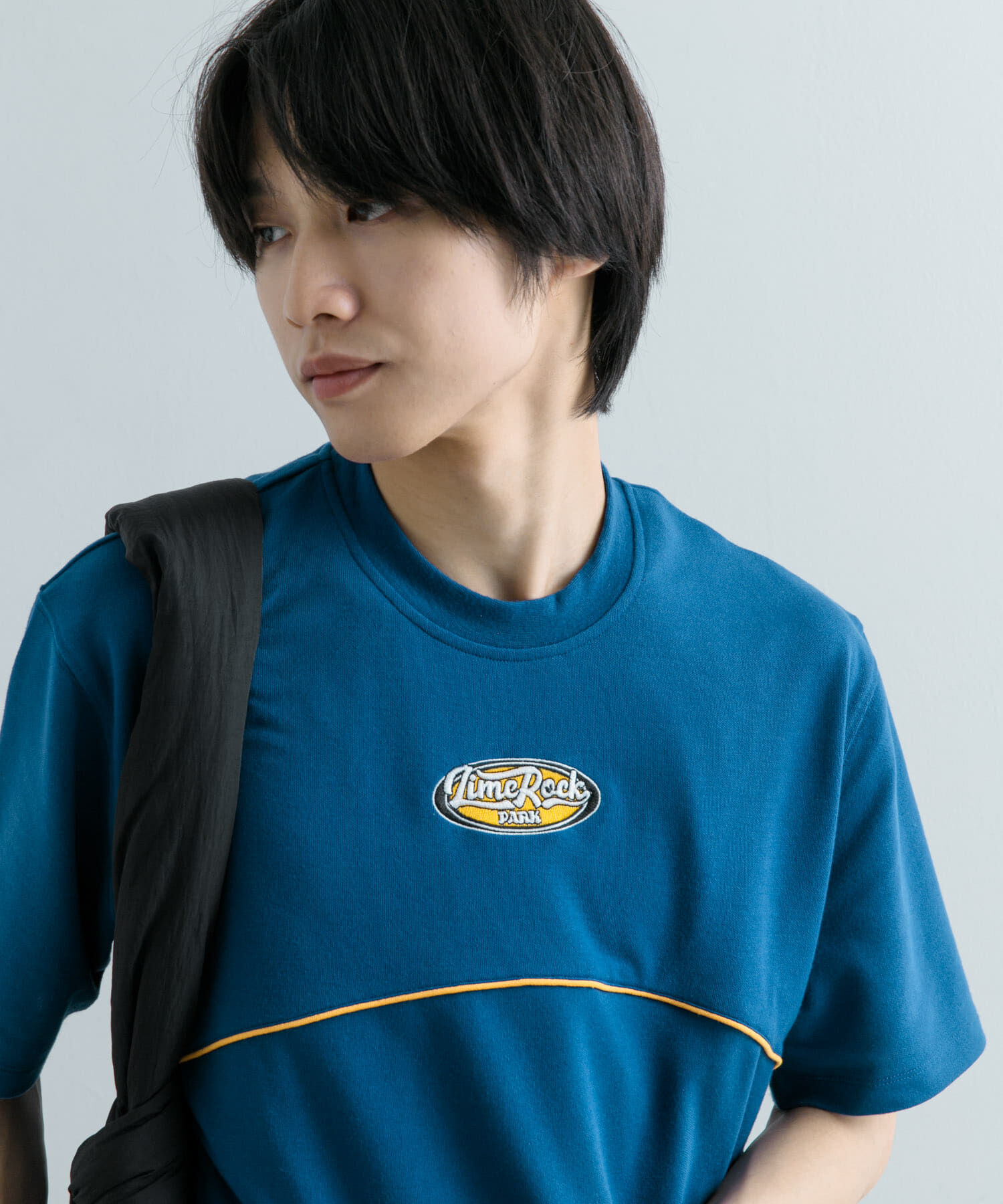 SENSE OF PLACE by URBAN RESEARCH「ブロックドデザインTシャツ(5分袖)」|Tシャツ・カットソー|