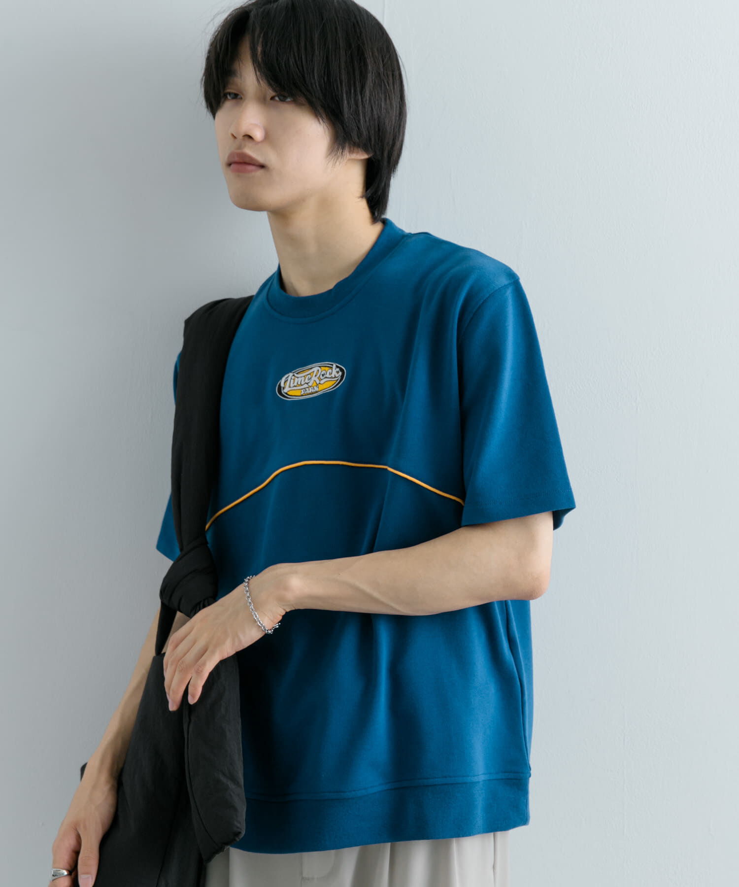 SENSE OF PLACE by URBAN RESEARCH「ブロックドデザインTシャツ(5分袖)」|Tシャツ・カットソー|