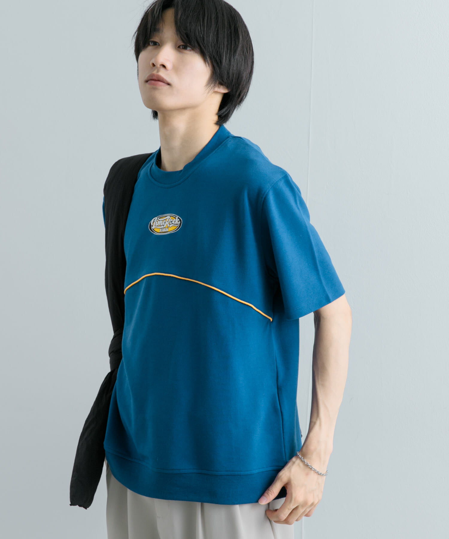 SENSE OF PLACE by URBAN RESEARCH「ブロックドデザインTシャツ(5分袖)」|Tシャツ・カットソー|