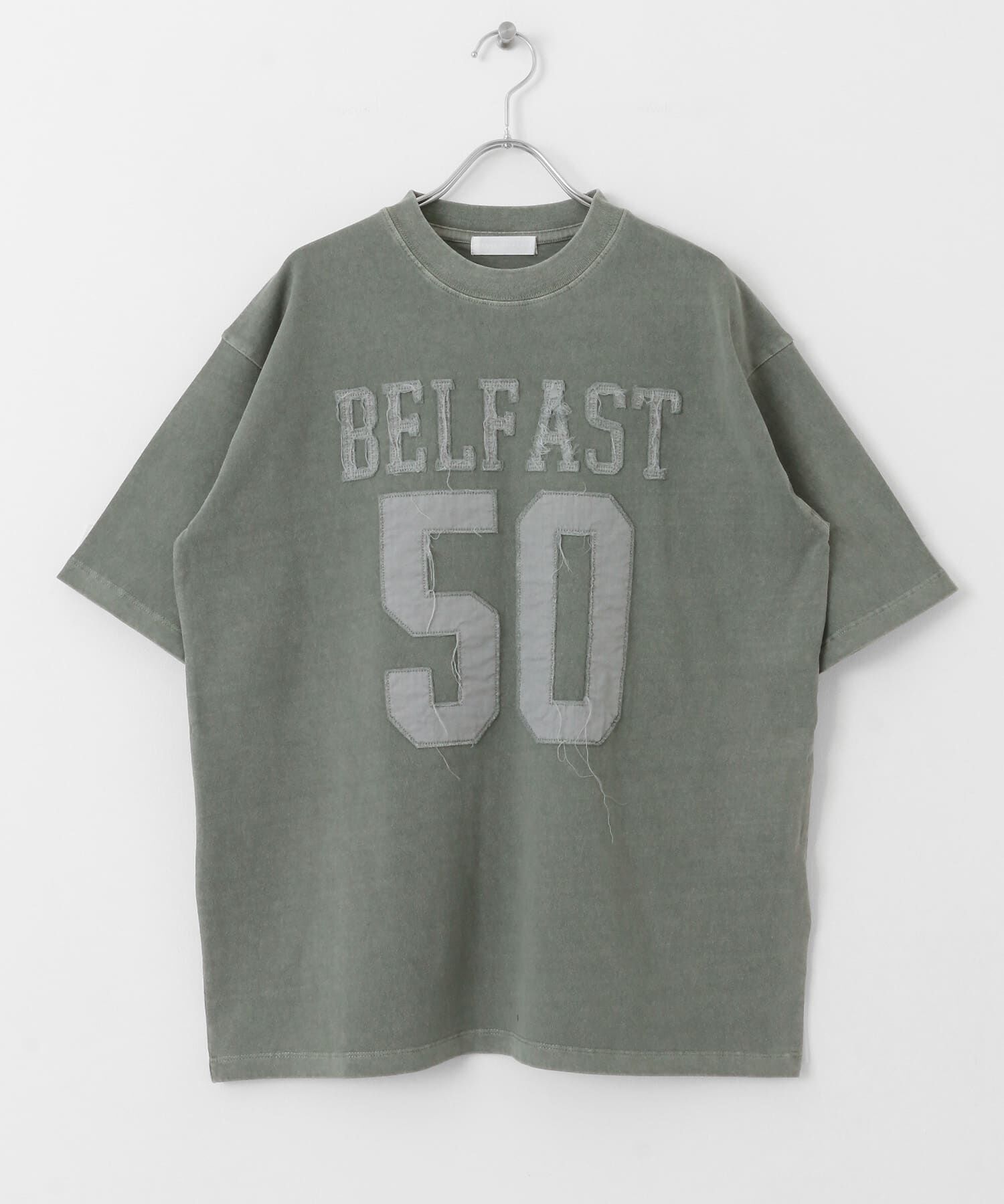 SENSE OF PLACE by URBAN RESEARCH「フェードナンバリングTシャツ(5分袖)」|Tシャツ・カットソー|