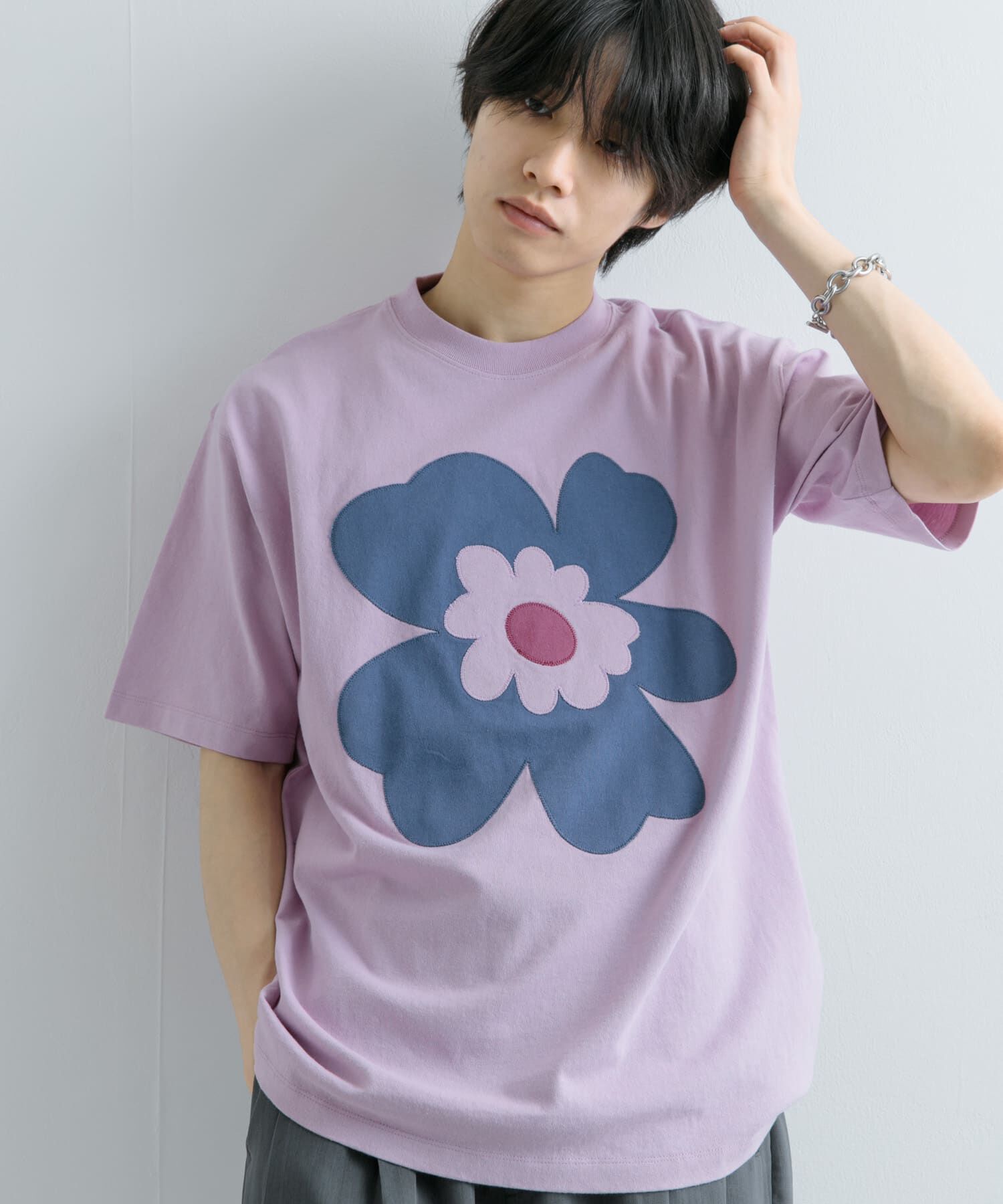 SENSE OF PLACE by URBAN RESEARCH「アップリケポップアートTシャツ」|Tシャツ・カットソー|