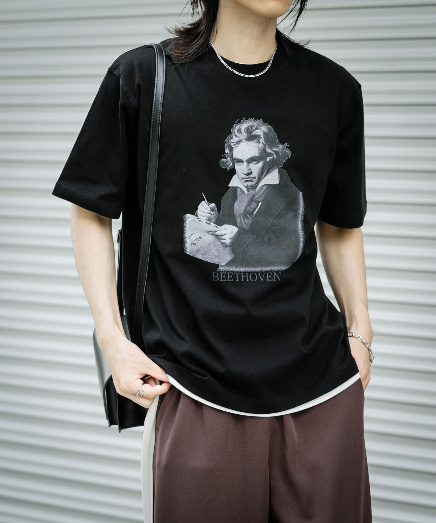 SENSE OF PLACE by URBAN RESEARCH「ヴィンテージライクTシャツ(ベートーヴェン)」|Tシャツ・カットソー|