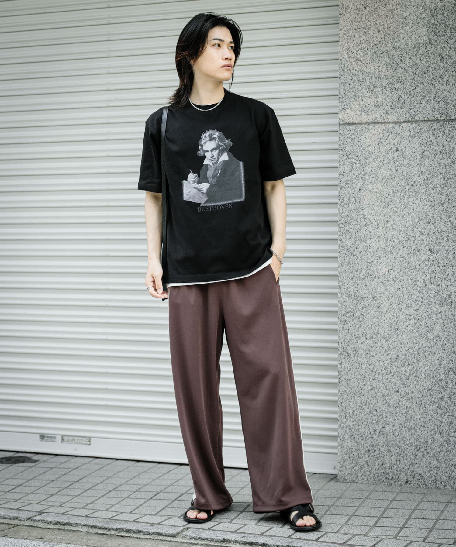 SENSE OF PLACE by URBAN RESEARCH「ヴィンテージライクTシャツ(ベートーヴェン)」|Tシャツ・カットソー|