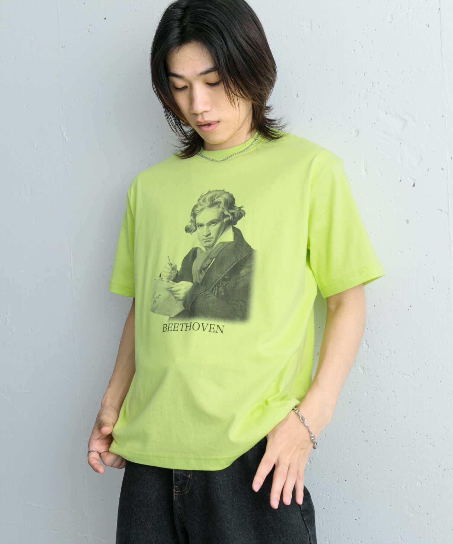 SENSE OF PLACE by URBAN RESEARCH「ヴィンテージライクTシャツ(ベートーヴェン)」|Tシャツ・カットソー|