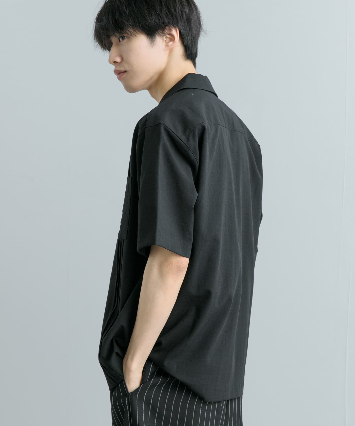 SENSE OF PLACE by URBAN RESEARCH「『セットアップ対応』 『UR TECH DRYLUXE』リネンライクキューバシャツ」|シャツ・ブラウス|