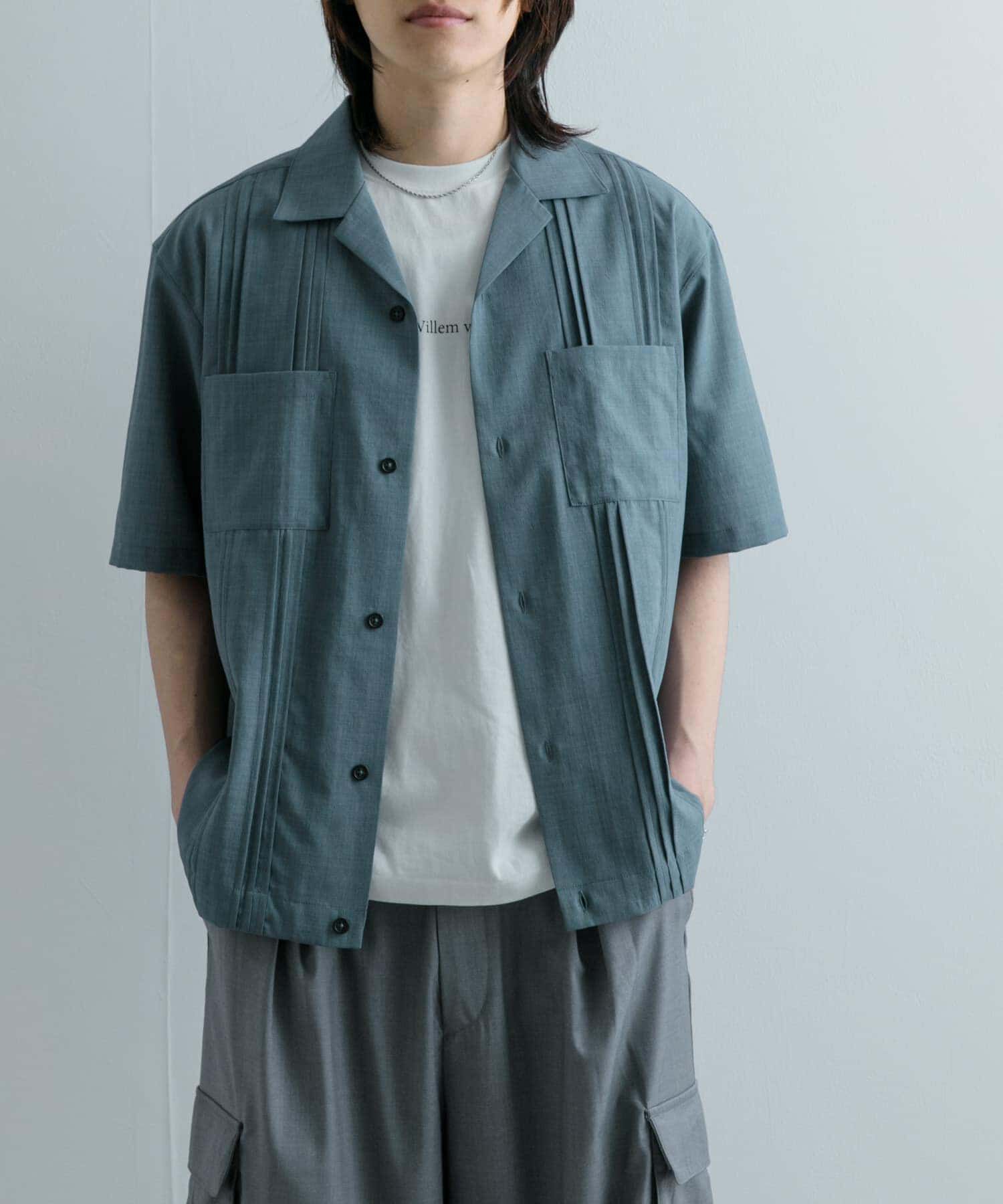 SENSE OF PLACE by URBAN RESEARCH「『セットアップ対応』 『UR TECH DRYLUXE』リネンライクキューバシャツ」|シャツ・ブラウス|