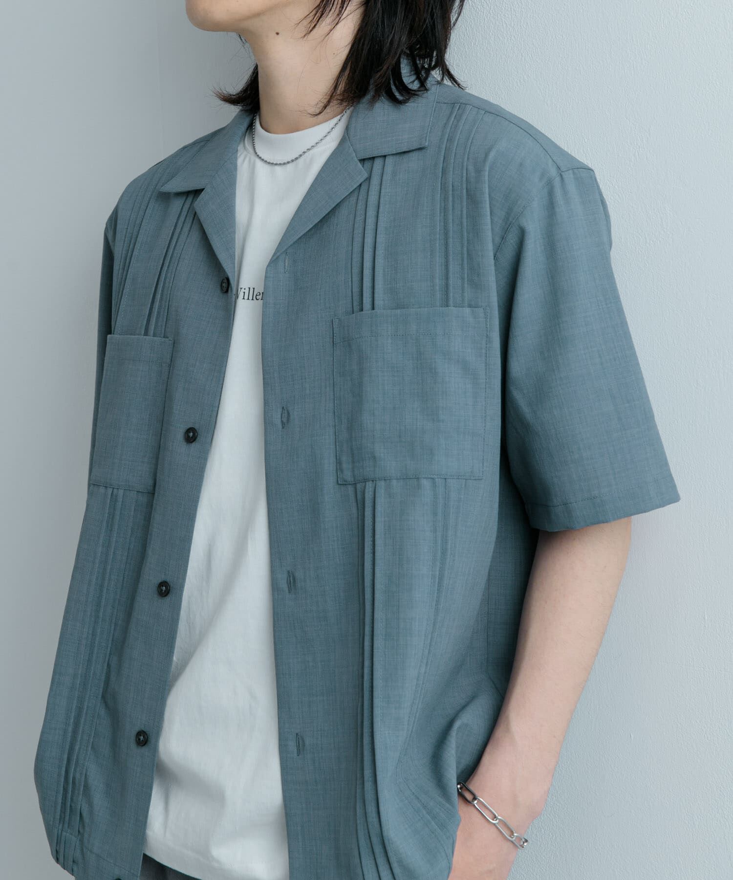 SENSE OF PLACE by URBAN RESEARCH「『セットアップ対応』 『UR TECH DRYLUXE』リネンライクキューバシャツ」|シャツ・ブラウス|