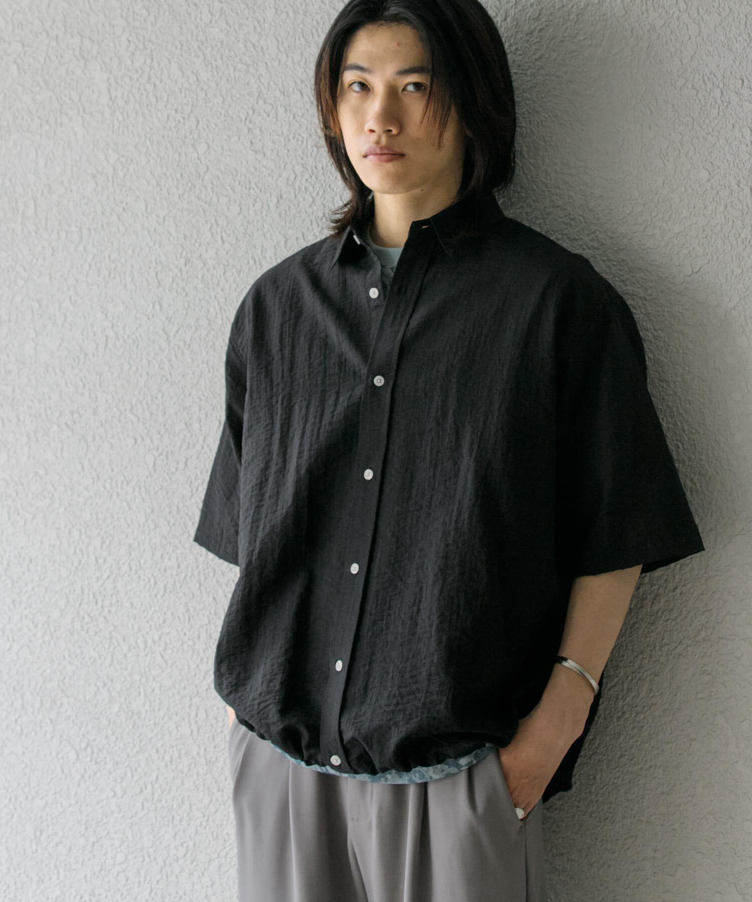 SENSE OF PLACE by URBAN RESEARCH「ドローコードレギュラーカラーシャツ」|シャツ・ブラウス|