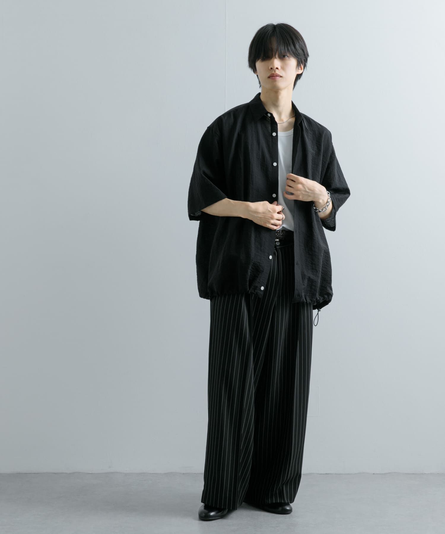 SENSE OF PLACE by URBAN RESEARCH「ドローコードレギュラーカラーシャツ」|シャツ・ブラウス|