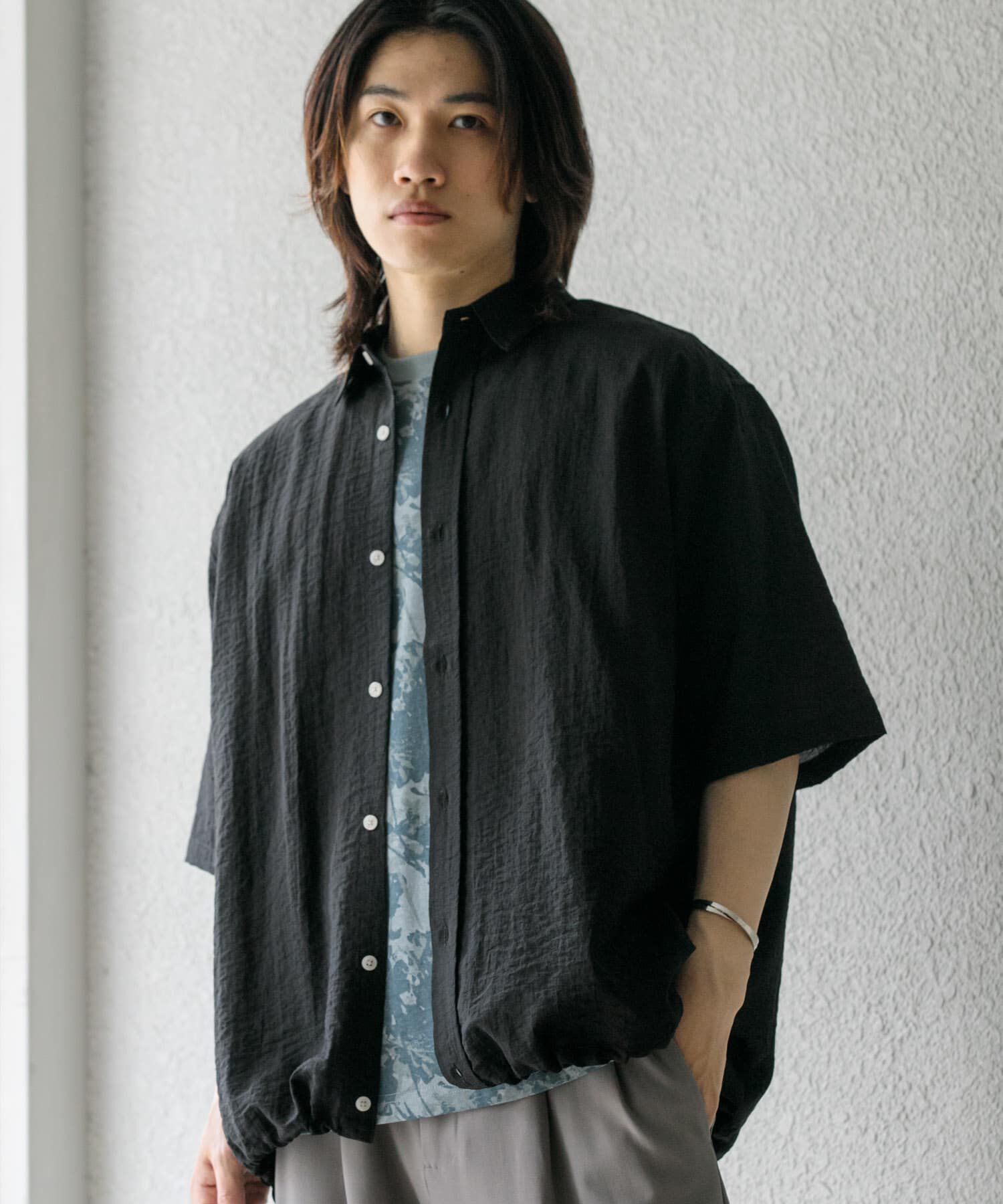 SENSE OF PLACE by URBAN RESEARCH「ドローコードレギュラーカラーシャツ」|シャツ・ブラウス|