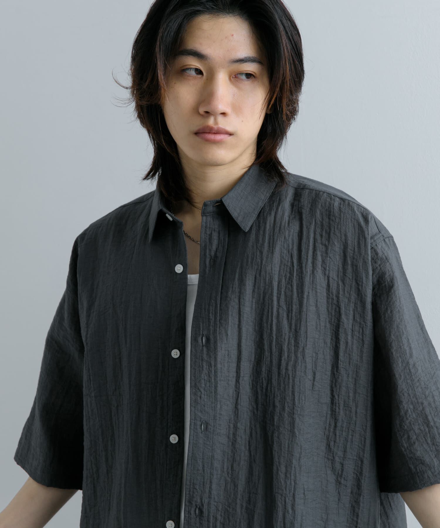 SENSE OF PLACE by URBAN RESEARCH「ドローコードレギュラーカラーシャツ」|シャツ・ブラウス|