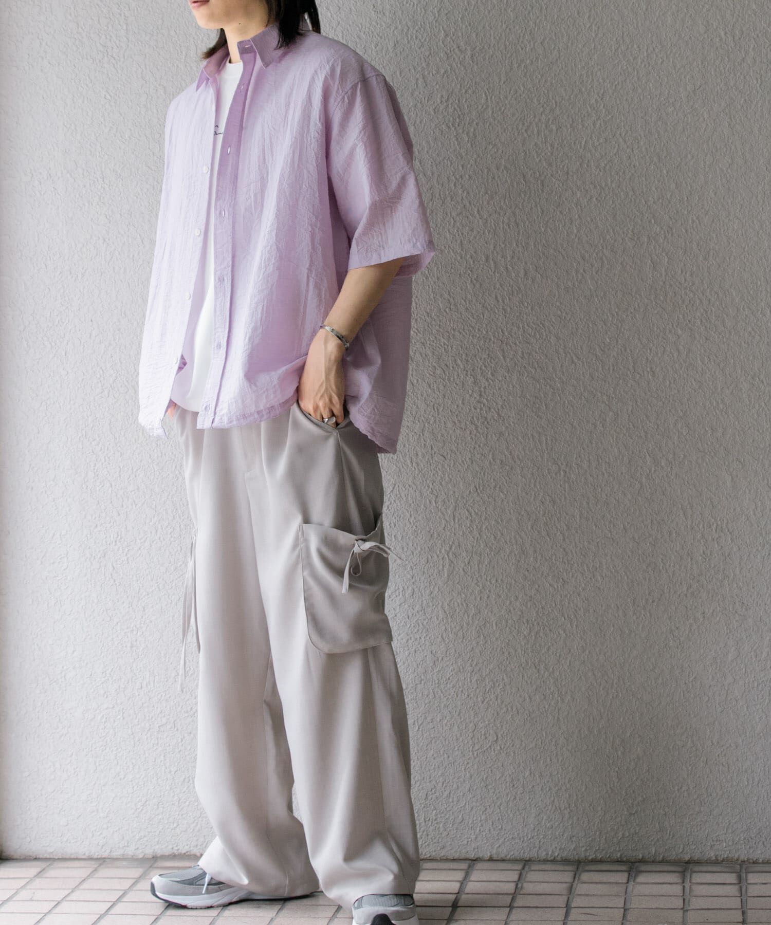 SENSE OF PLACE by URBAN RESEARCH「ドローコードレギュラーカラーシャツ」|シャツ・ブラウス|