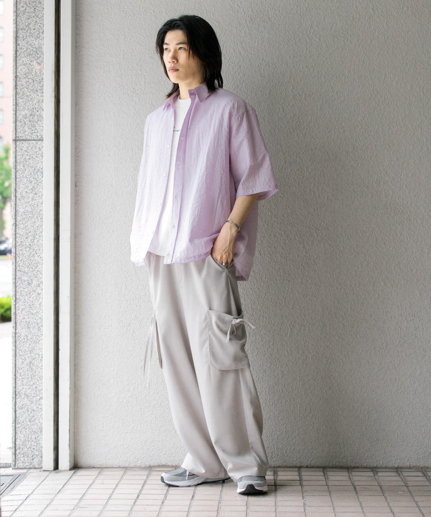 SENSE OF PLACE by URBAN RESEARCH「ドローコードレギュラーカラーシャツ」|シャツ・ブラウス|