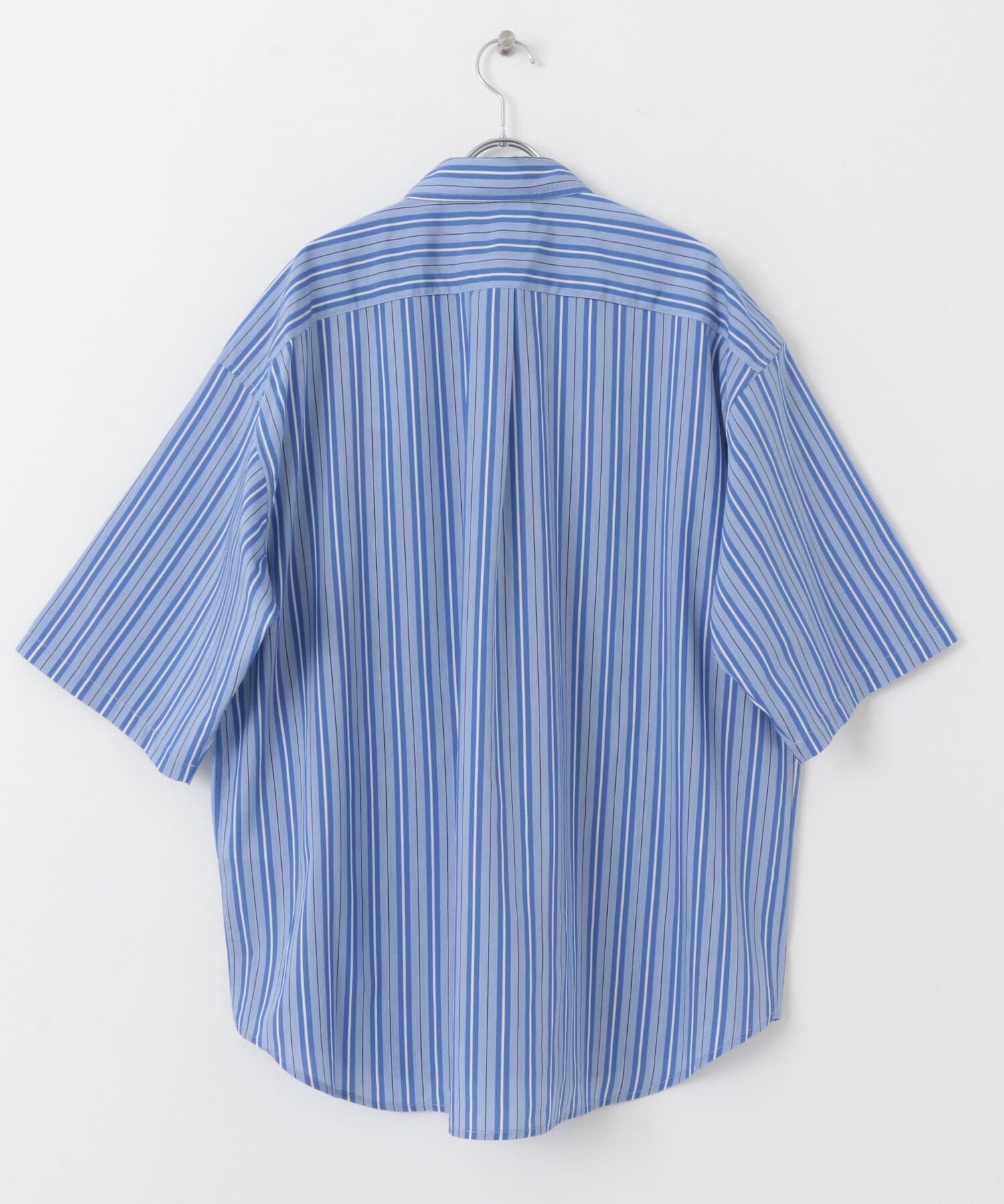 SENSE OF PLACE by URBAN RESEARCH「ストライプCPOルーズシャツ(5分袖)」|シャツ・ブラウス|
