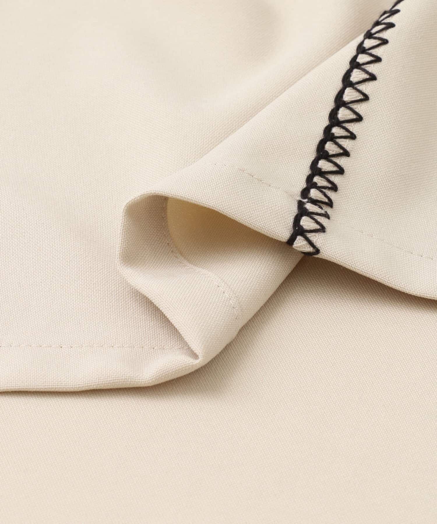 SENSE OF PLACE by URBAN RESEARCH「ブランケットステッチショートスリーブシャツ」|シャツ・ブラウス|