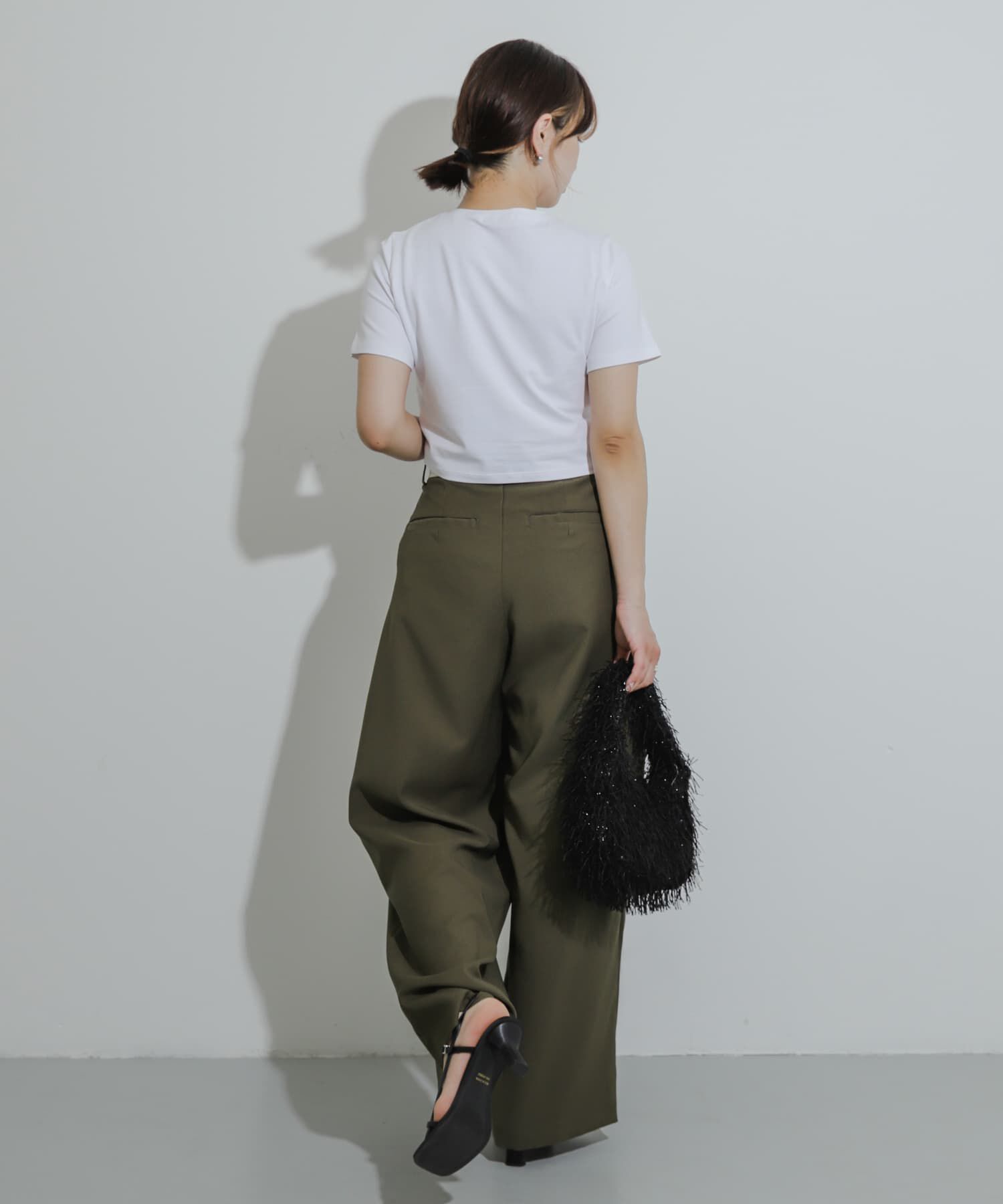 SENSE OF PLACE by URBAN RESEARCH「クロップドTシャツ(半袖)」|Tシャツ・カットソー|