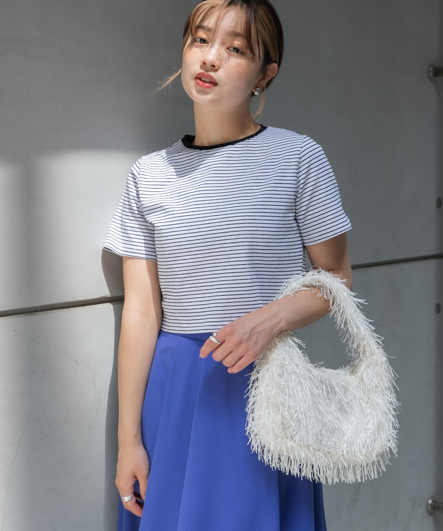 SENSE OF PLACE by URBAN RESEARCH「クロップドTシャツ(半袖)」|Tシャツ・カットソー|