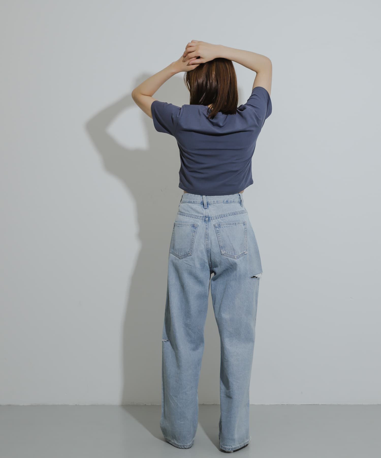 SENSE OF PLACE by URBAN RESEARCH「クロップドTシャツ(半袖)」|Tシャツ・カットソー|